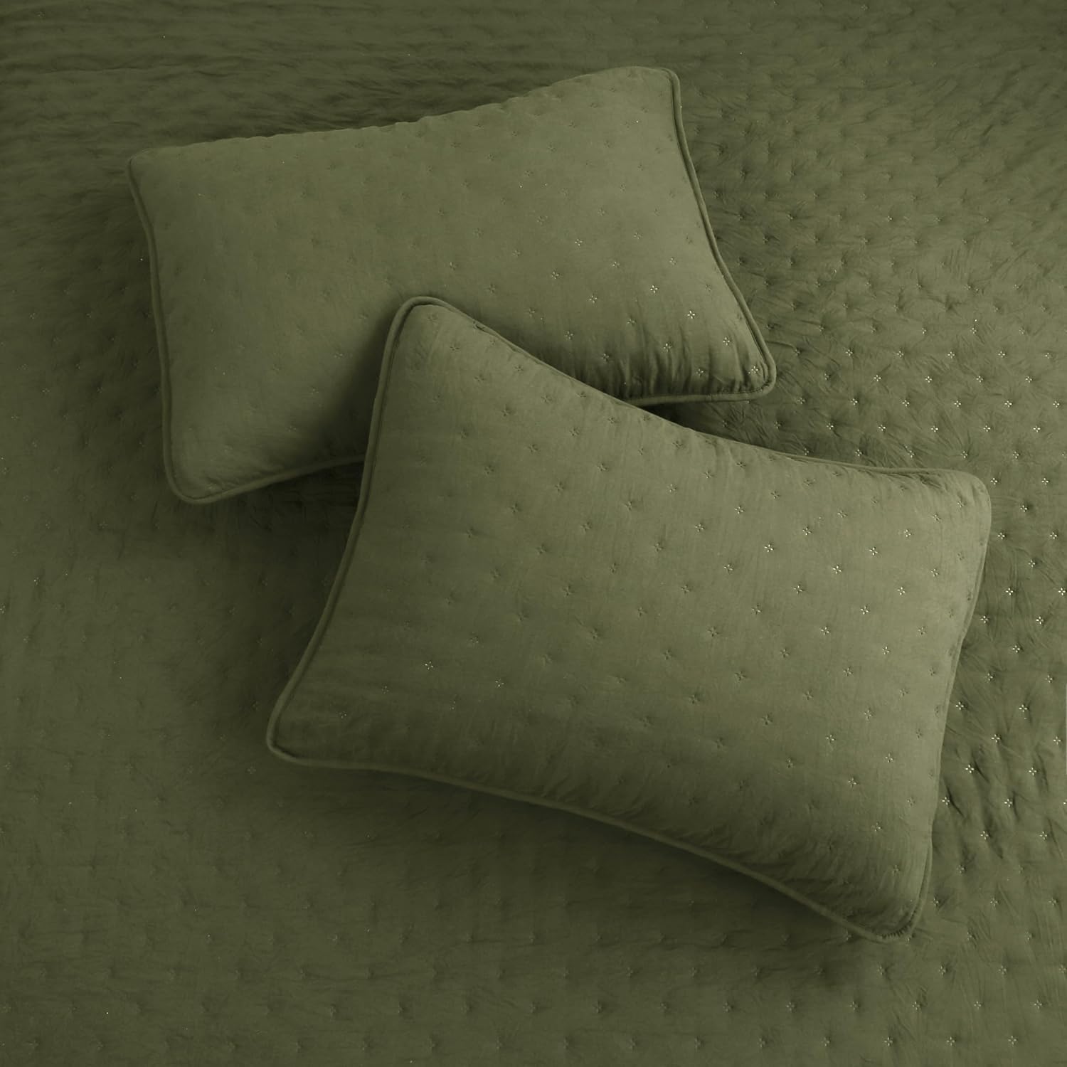 ROARINGWILD Twin Size Quilt Set with Pillow Sham 68x90 Inches