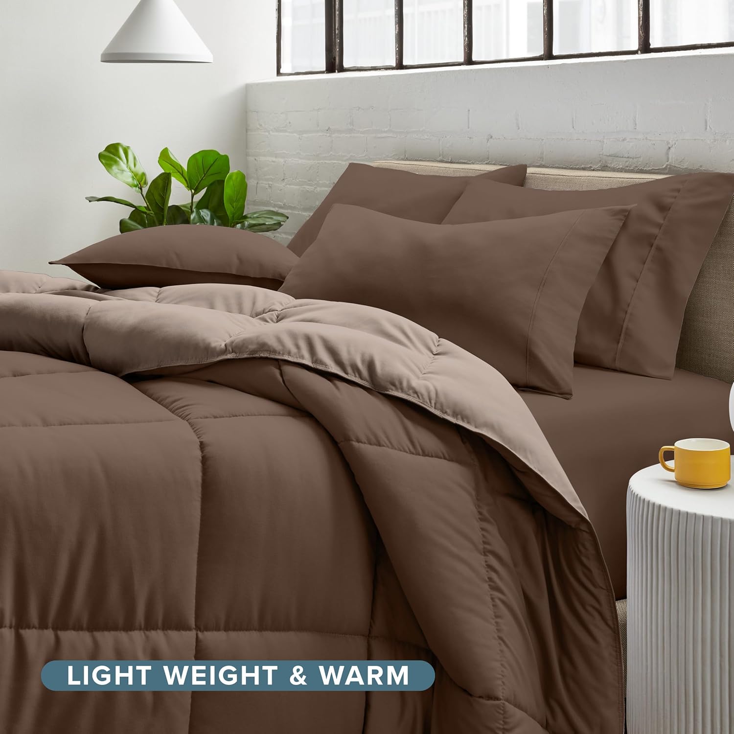 Bare Home Reversible Comforter Set Twin XL