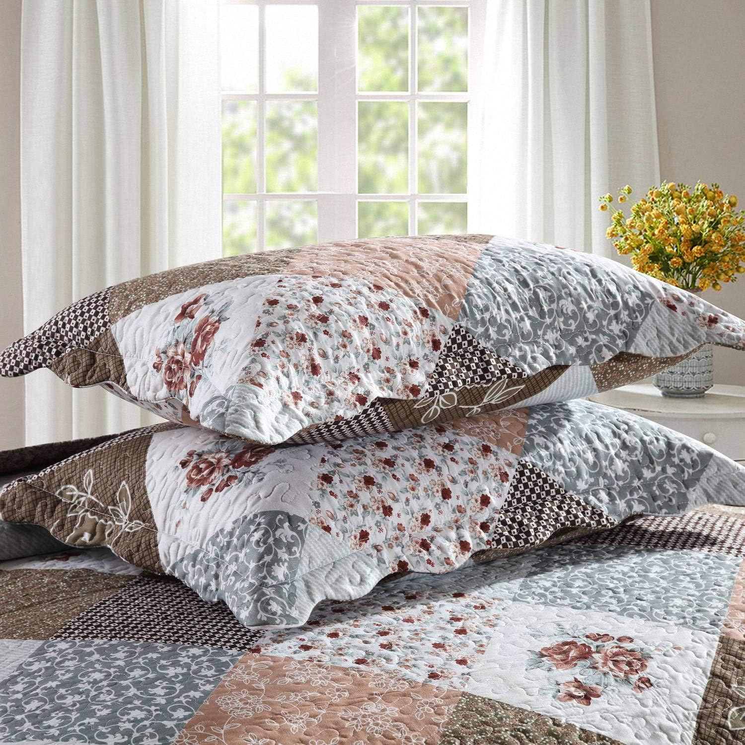 HoneiLife Oversized King Quilt Set 3 Pcs