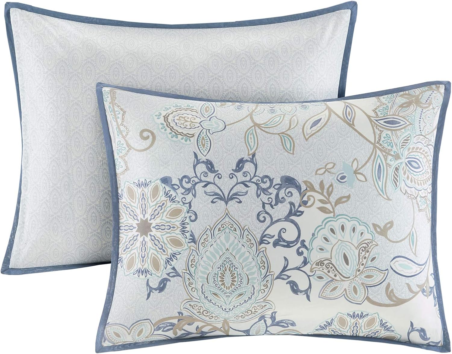 Madison Park Isla Reversible Duvet Cover Set - 3 Piece Blue KingCal King