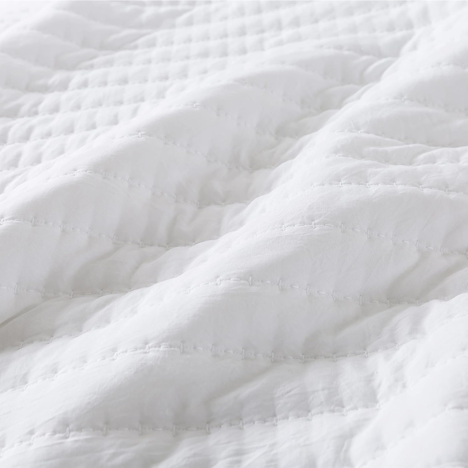 ROARINGWILD Queen Quilt Set 3 Piece 90x90 Microfiber Comforter