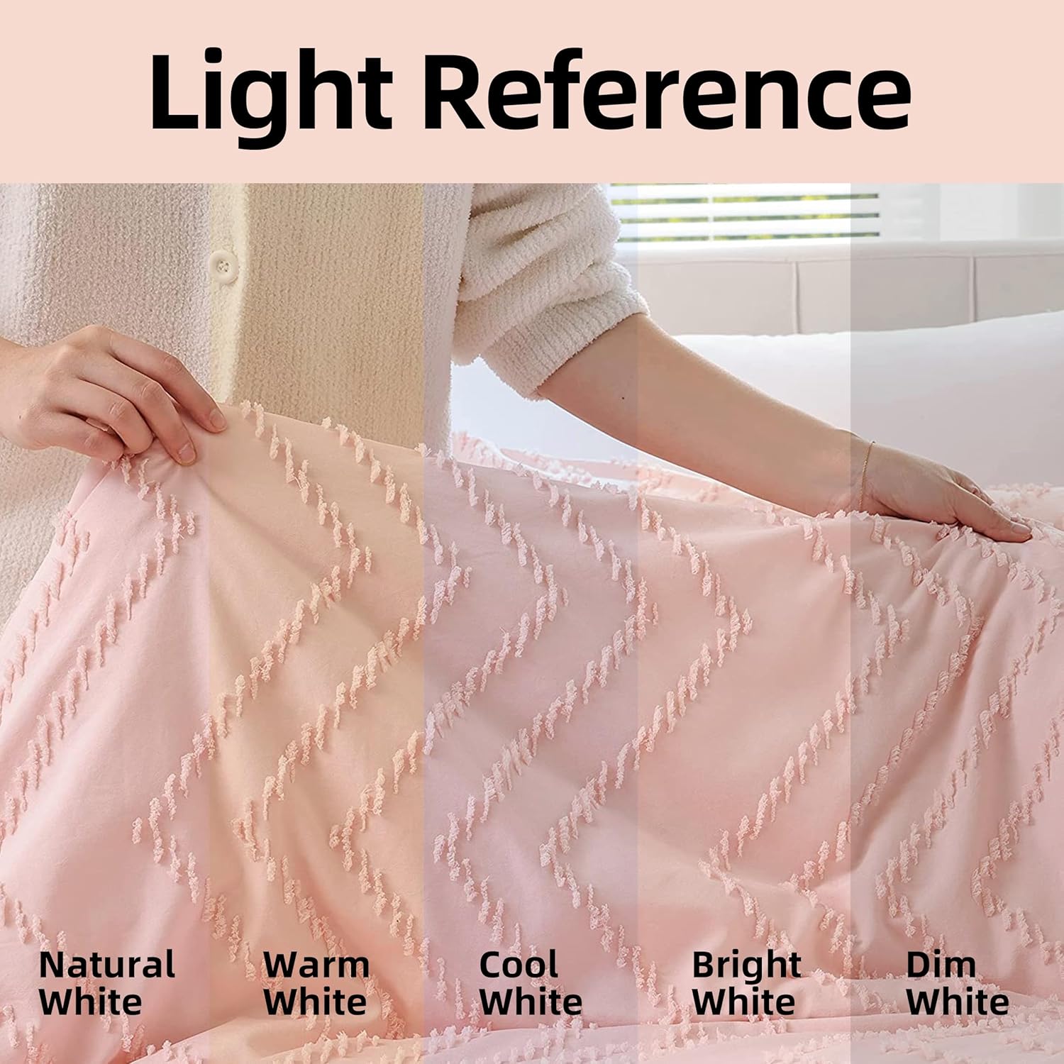 YIRDDEO Pink Full Comforter Set 3Pcs 1