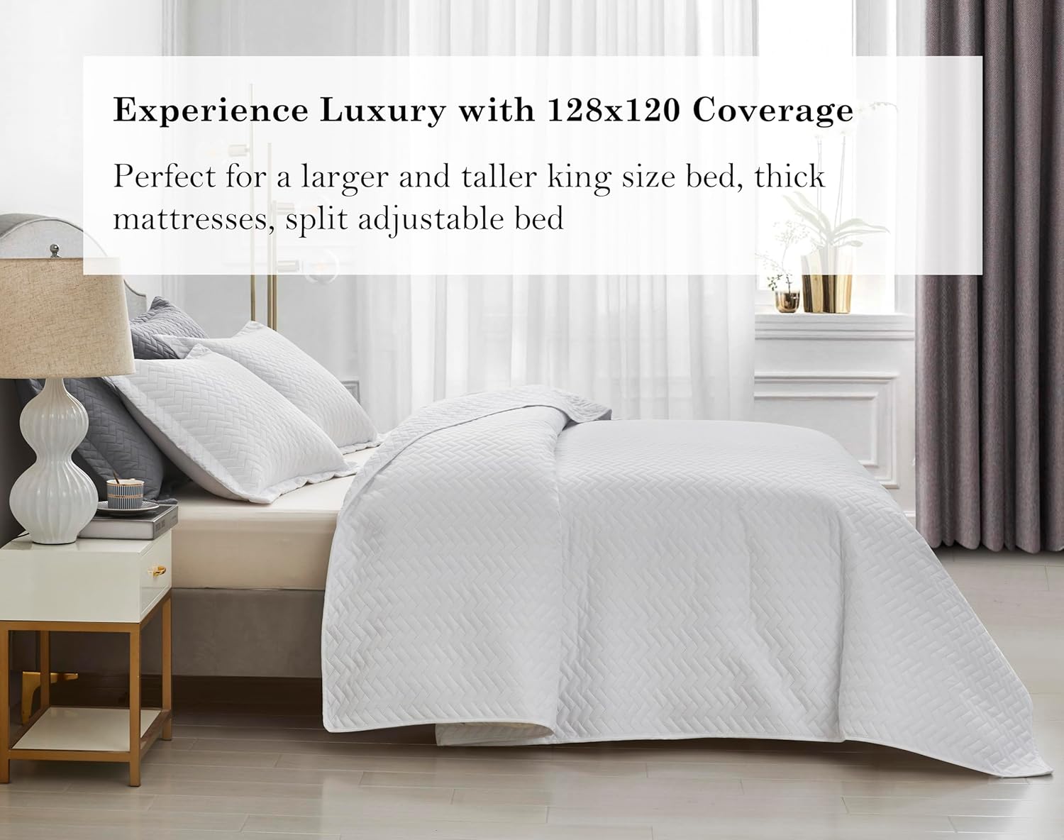 MapleStone Oversized King Quilt Set 3 Piece