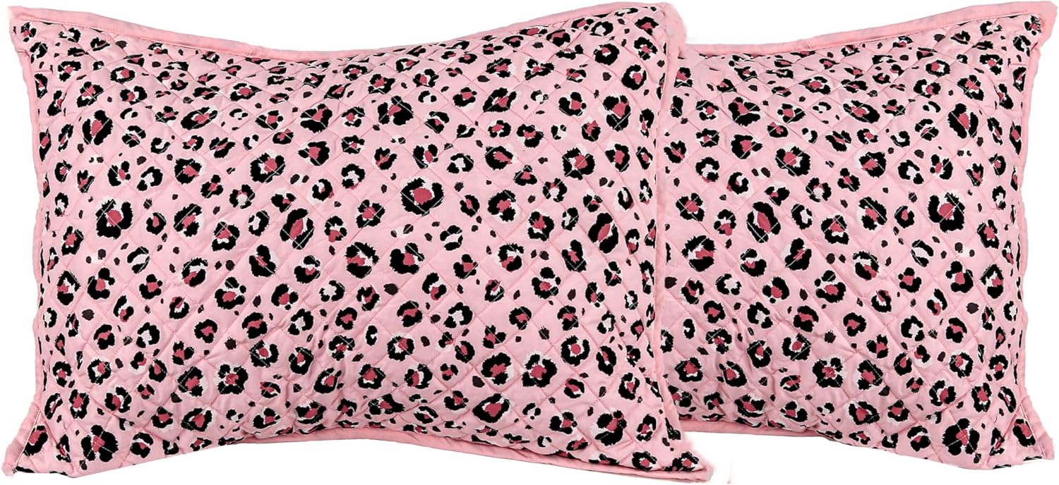 Cheetah Girl Power Quilt Set Full 1
