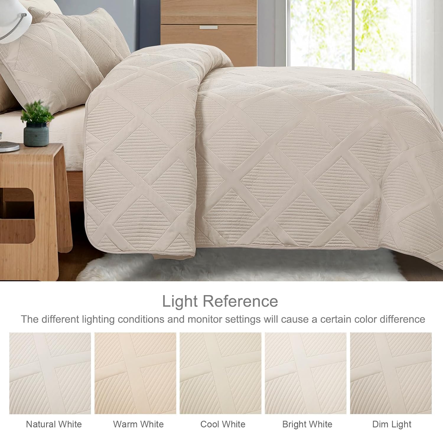 Exclusivo Mezcla Quilt Set Full Queen 1