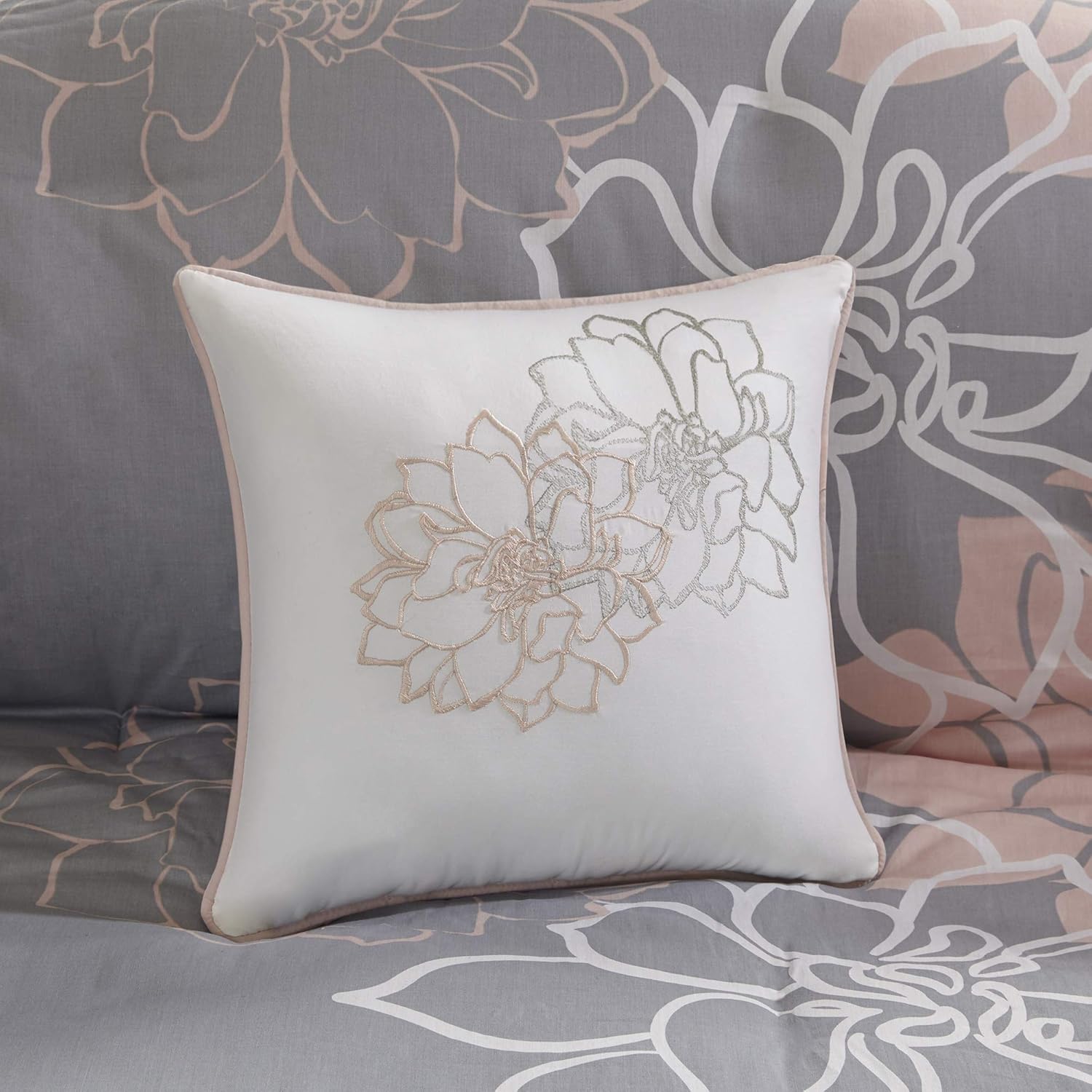 Madison Park Lola 6 Piece Cotton Duvet Cover Set