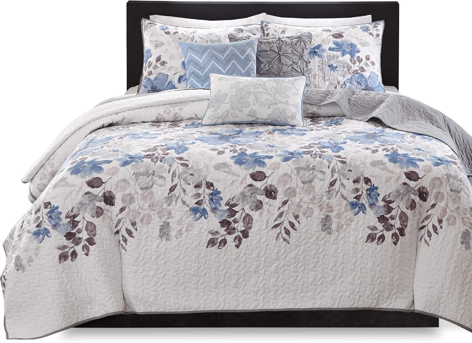 Madison Park Luna Quilt All Season Coverlet Set 6 Piece