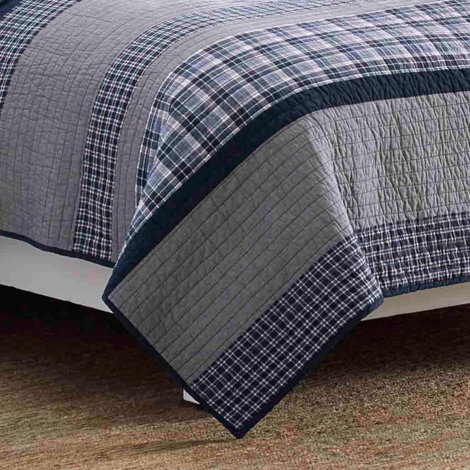 Nautica Twin Quilt - Reversible Cotton Bedding Set