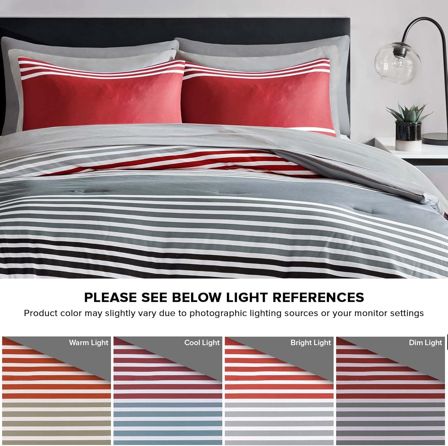 Comfort Spaces Colin Bed in a Bag Twin XL RedGrey