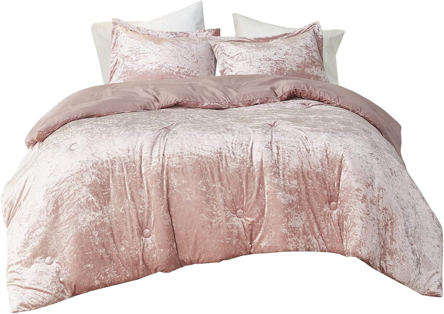 Comfort Spaces Juliette Velvet Comforter Set 1