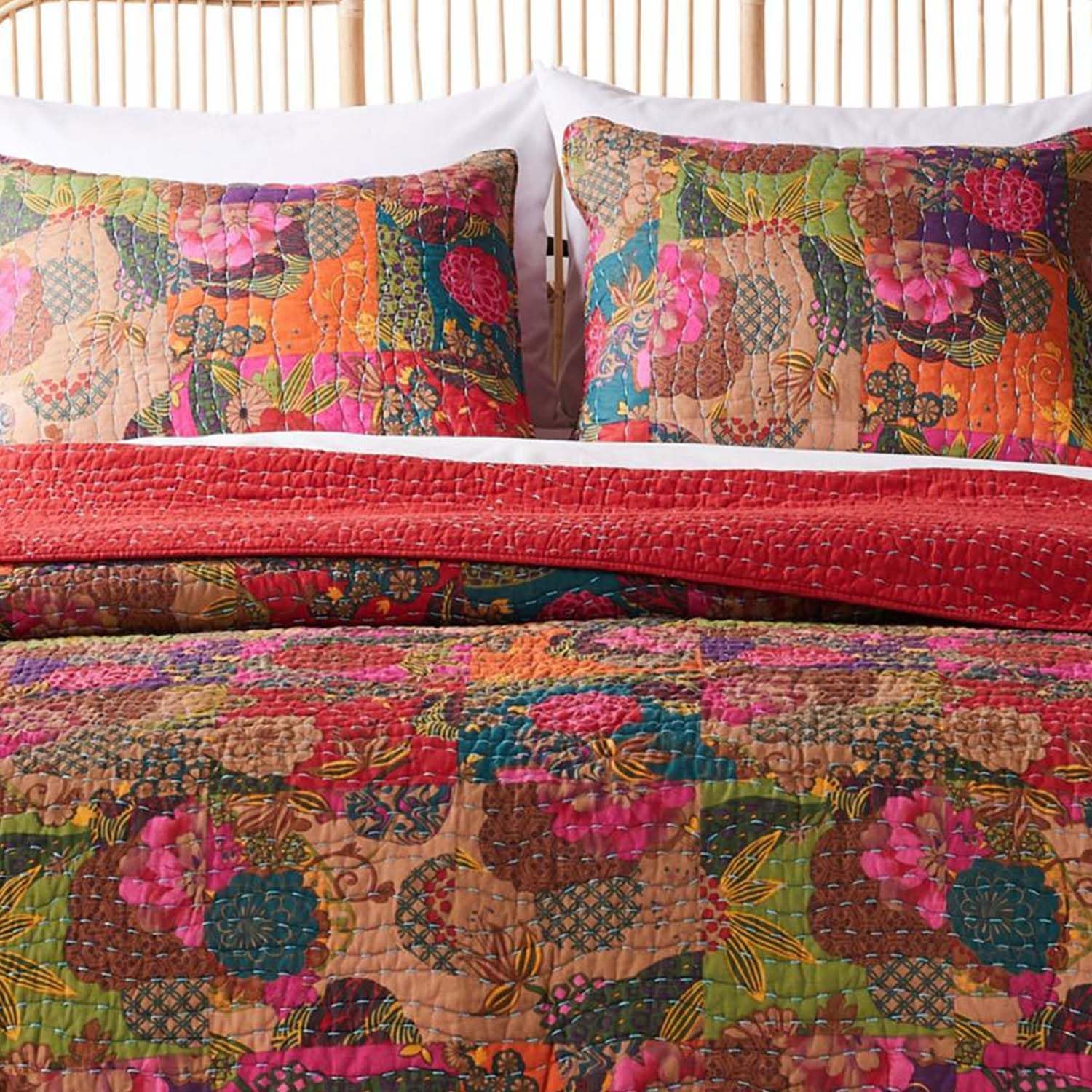 Greenland Home Fashions Jewel Standard Pillow Sham Multicolor