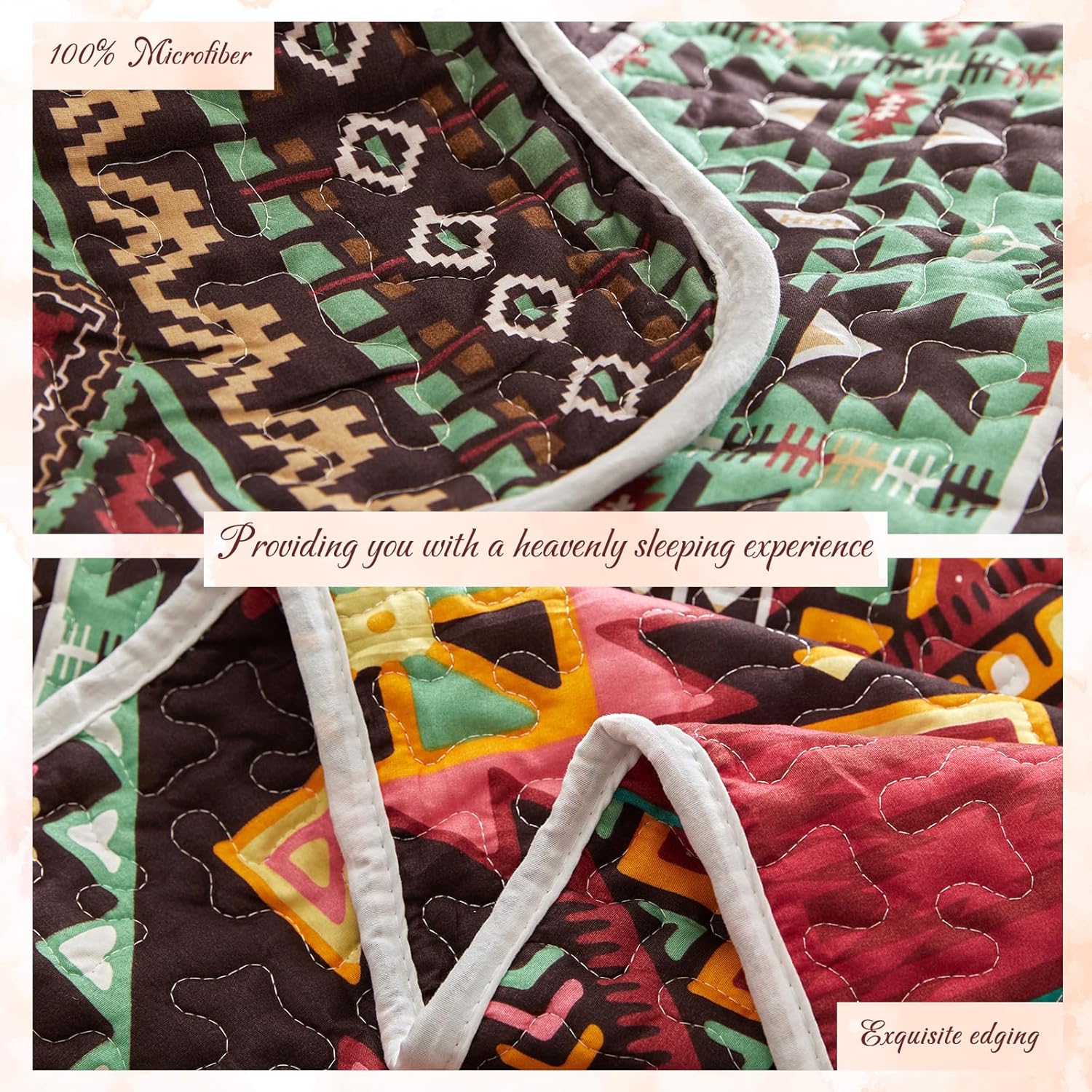 Tititada 3 Piece Queen Quilt Set with Shams