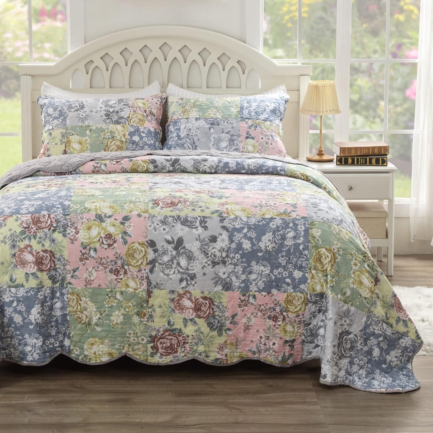 Taozhiyuan Vintage Quilted Bedspread Set