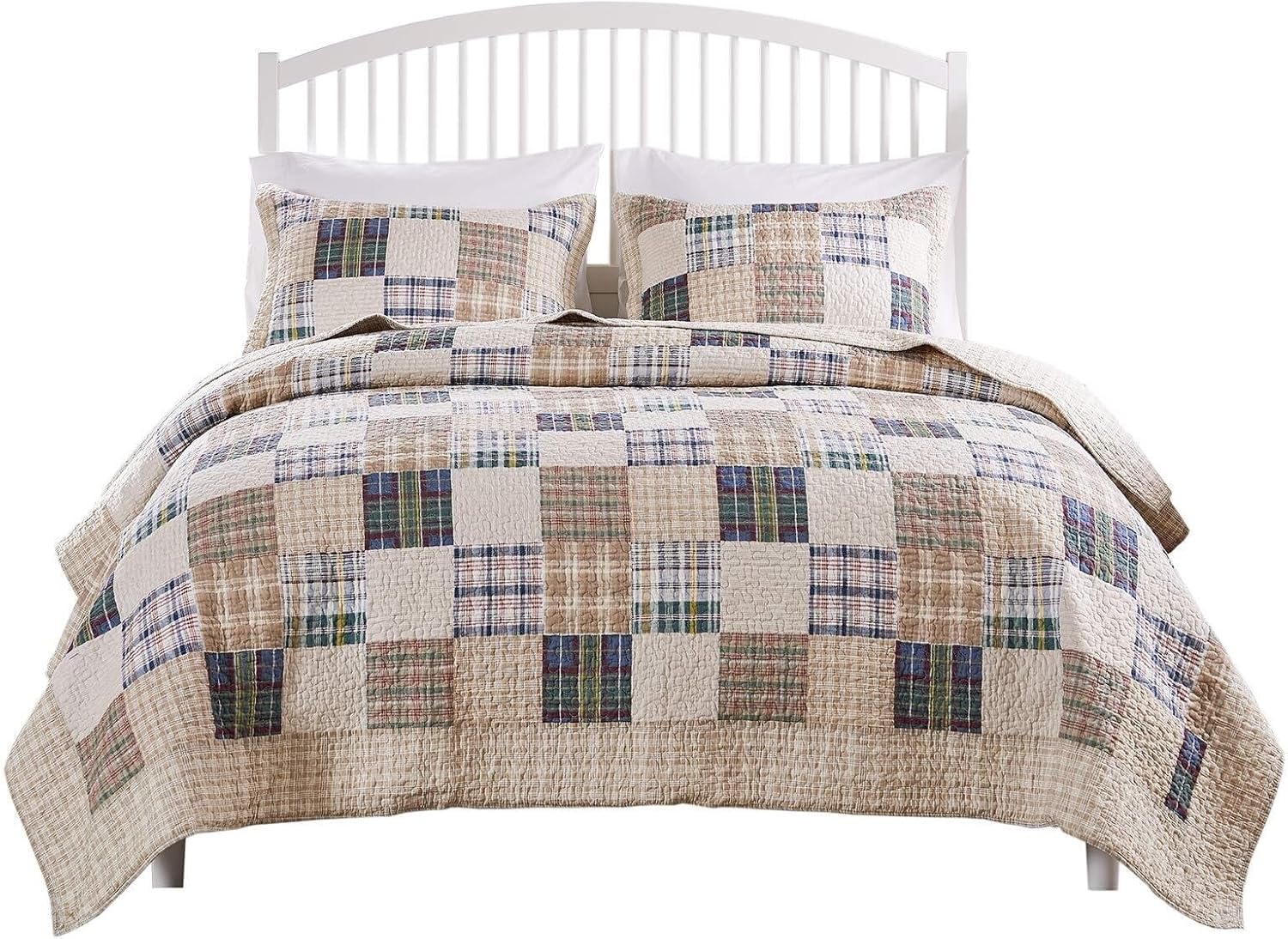 Taozhiyuan Cotton Quilted Bedspread Set 3-Piece Jumbo King 1