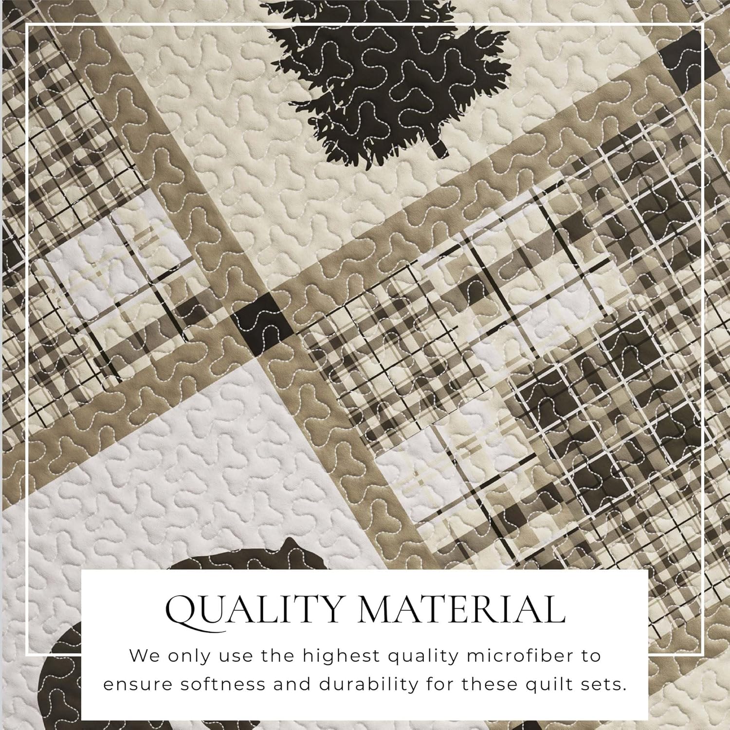 Great Bay Home Lodge Bedspread Set FullQueen Reversible