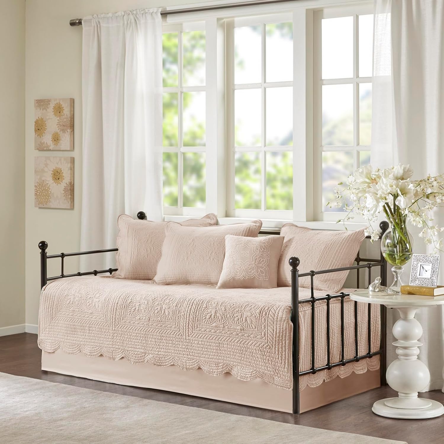 Madison Park Daybed Cover Set - Tuscany Blush 6 Piece 1