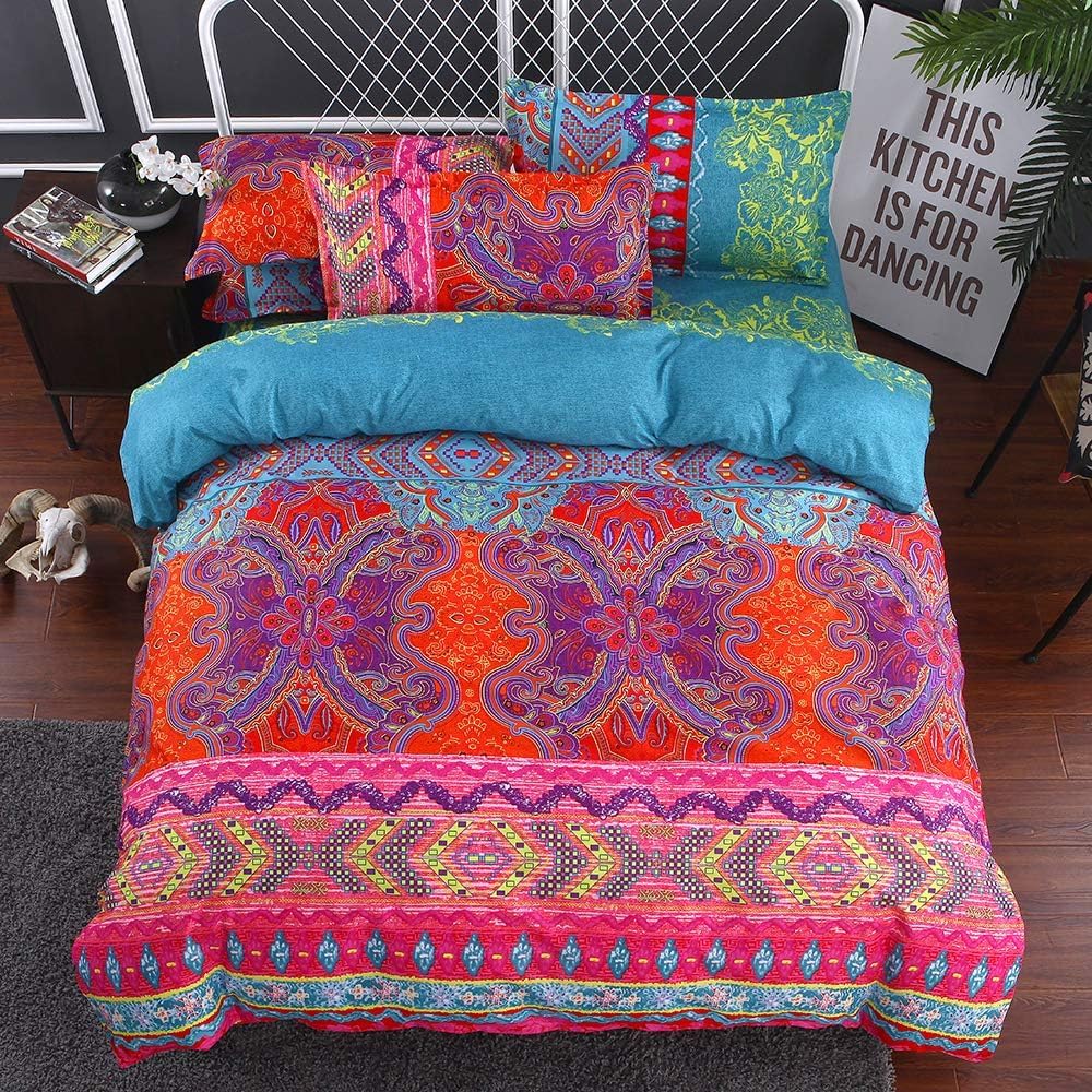 WONGS BEDDING Bohemian Comforter Set King