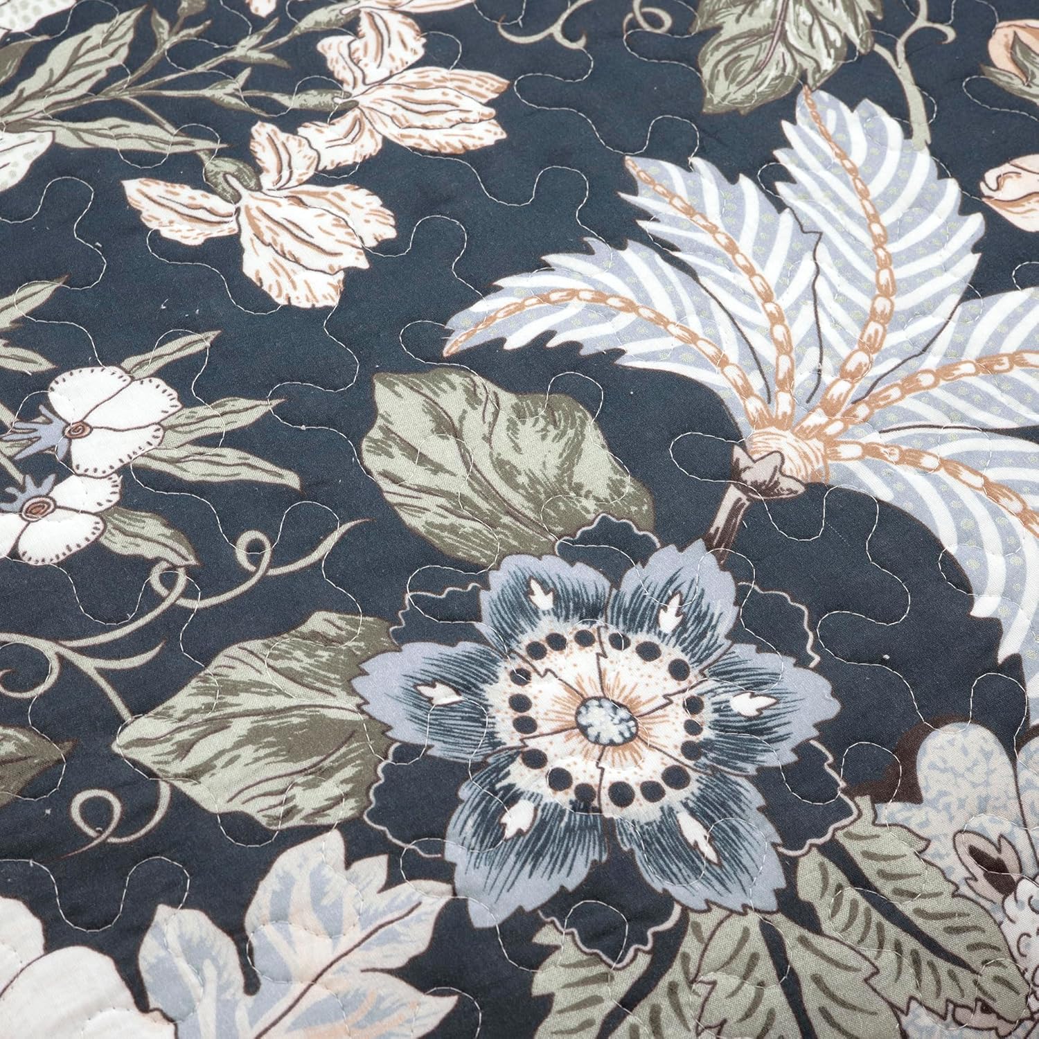 Lush Decor Sydney Reversible Cotton Quilt Set King 1