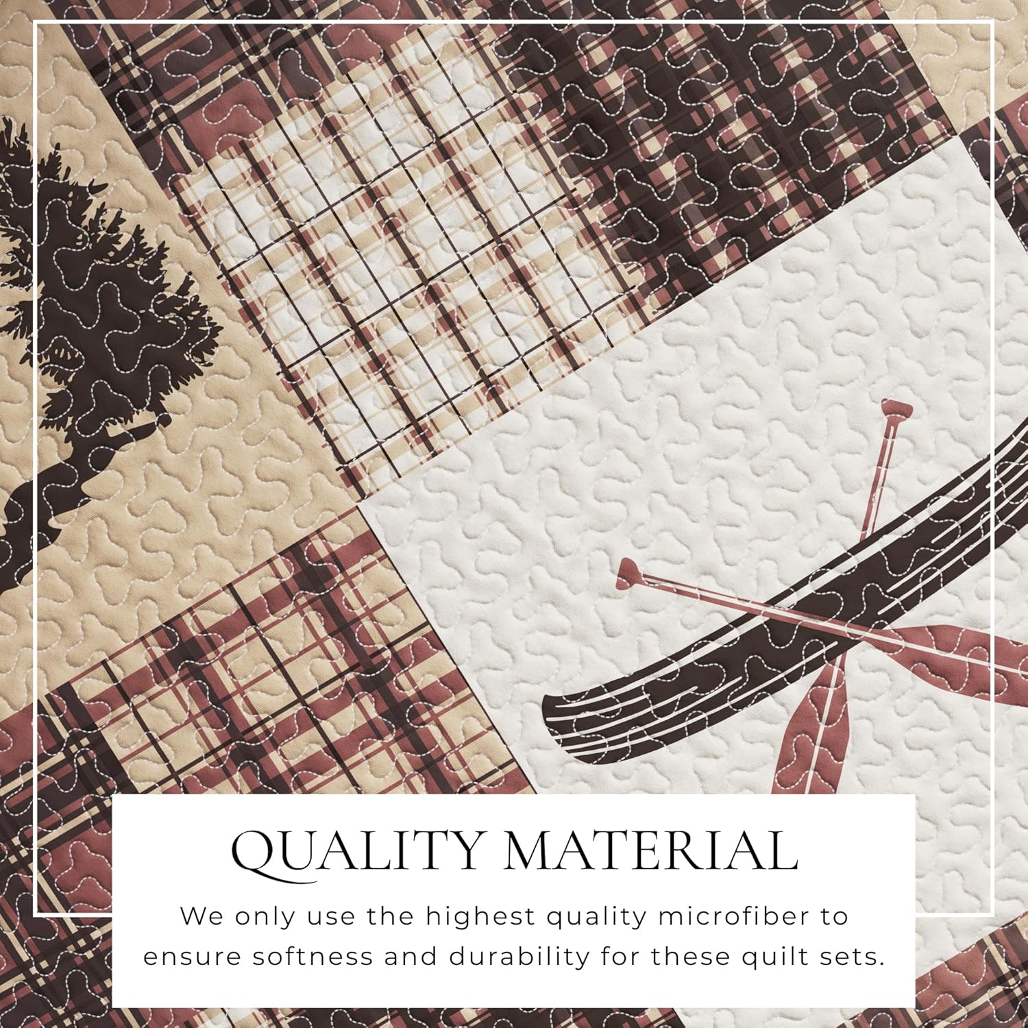 Great Bay Home Redwood King Quilt Set with 2 Shams