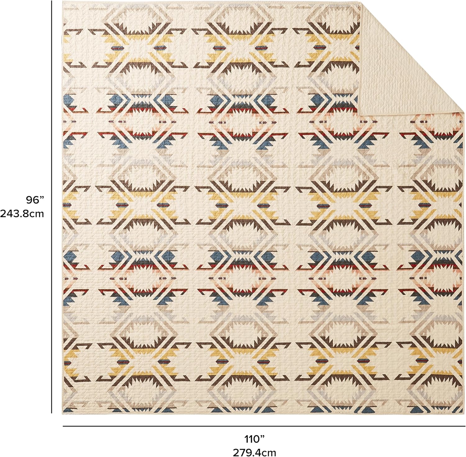 Pendleton White Sands King Quilt Set with Shams