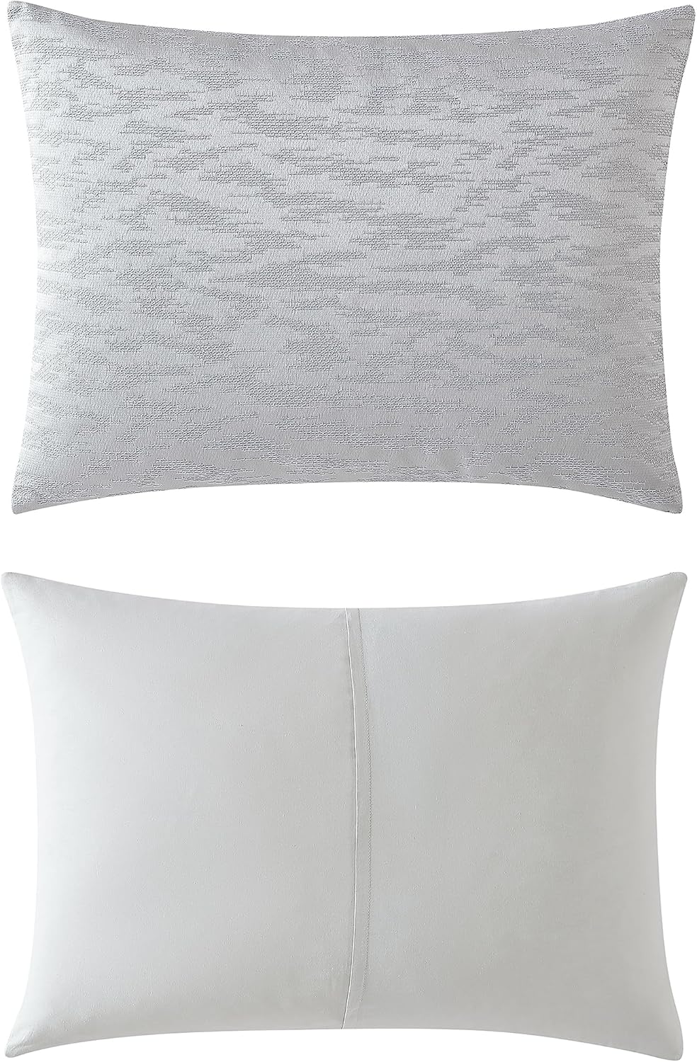 Vera Wang Queen Duvet Cover Set - Illusion Grey