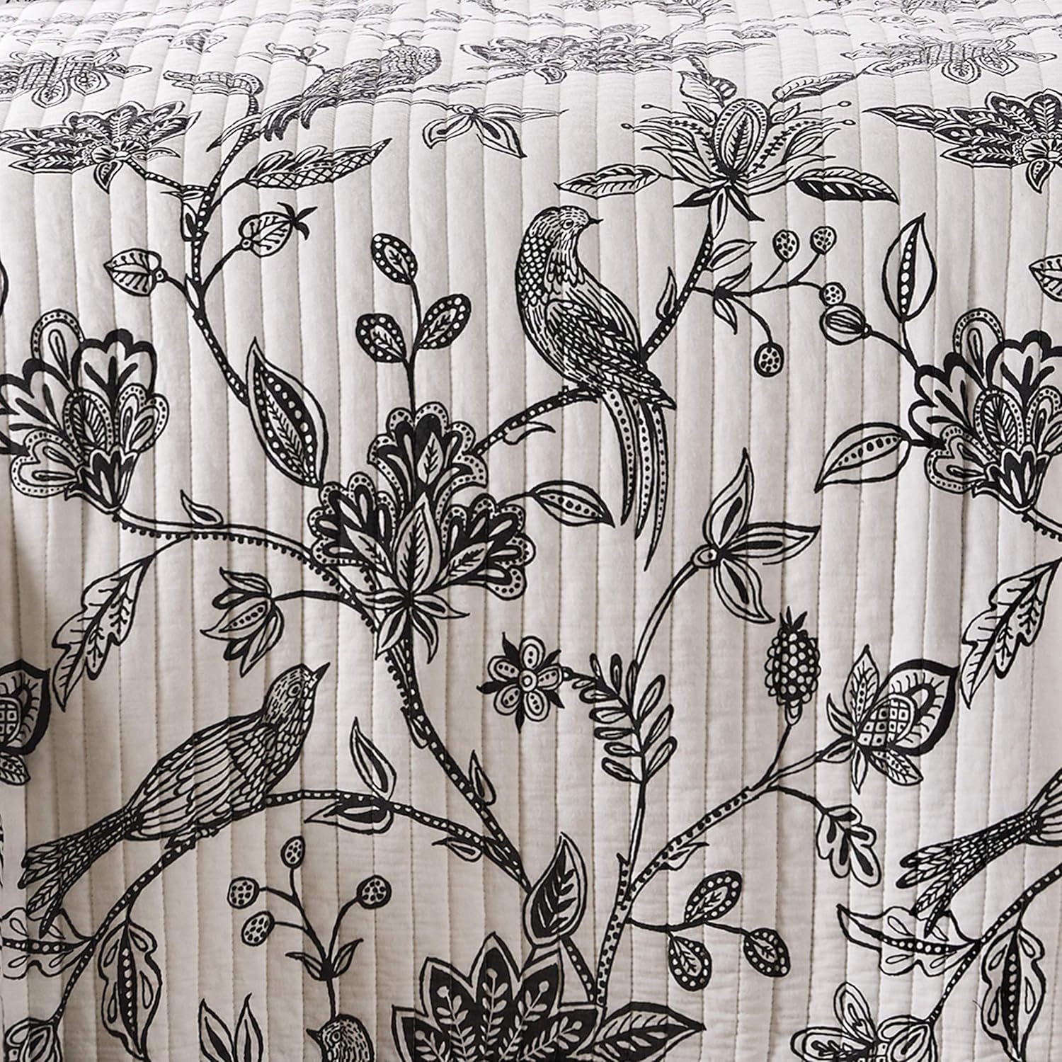 Levtex Home Tanzie Black Quilt Set - FullQueen 1