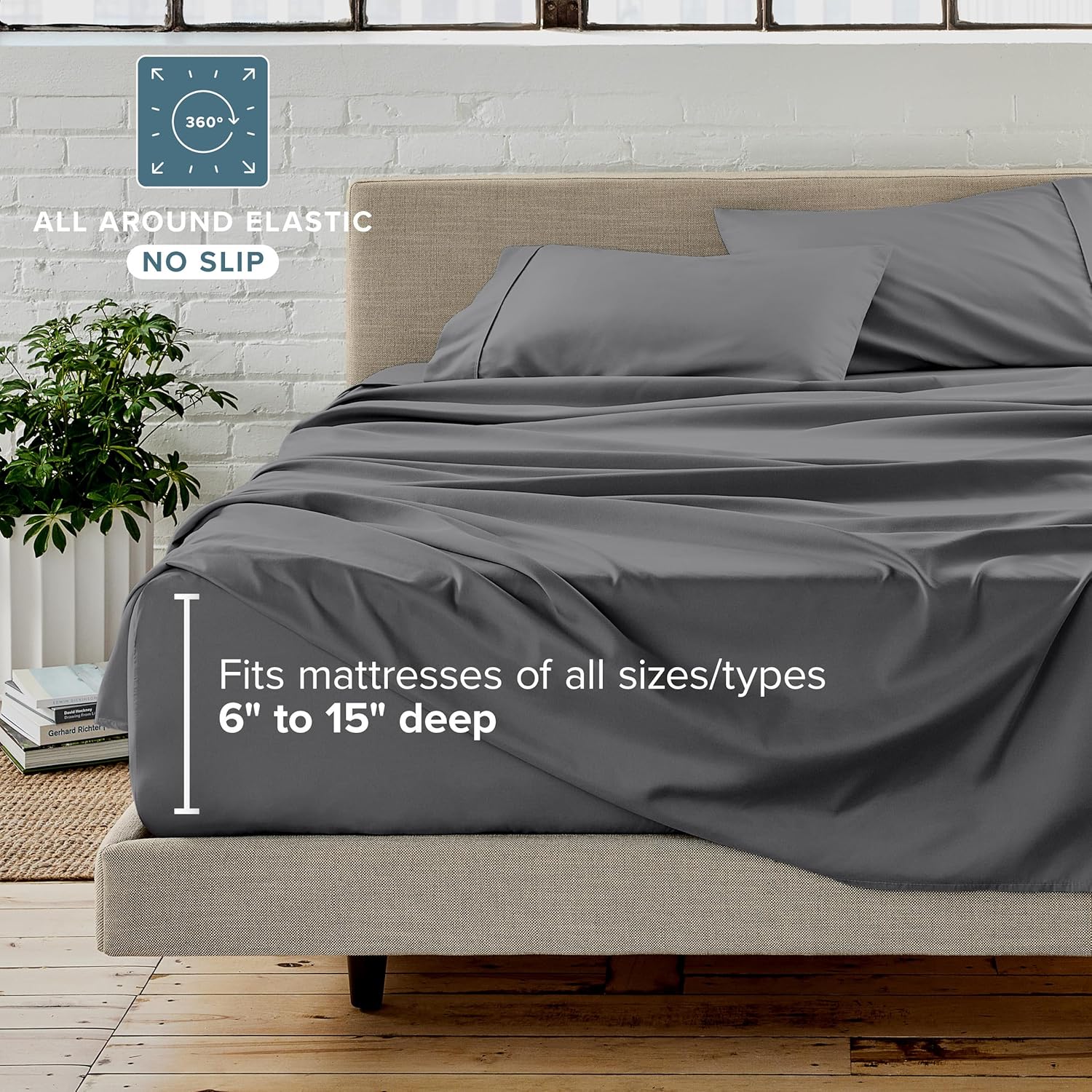 Bare Home Reversible Comforter Sheet Set - Full XL