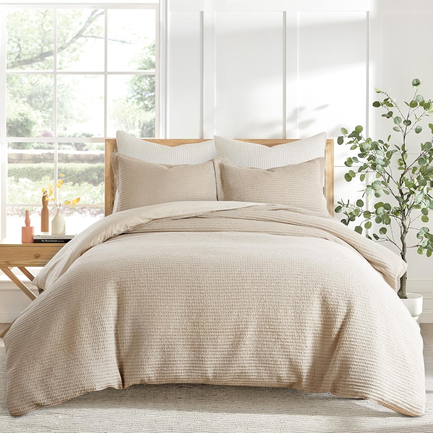 Levtex Home Cloud Waffle Taupe Comforter Set