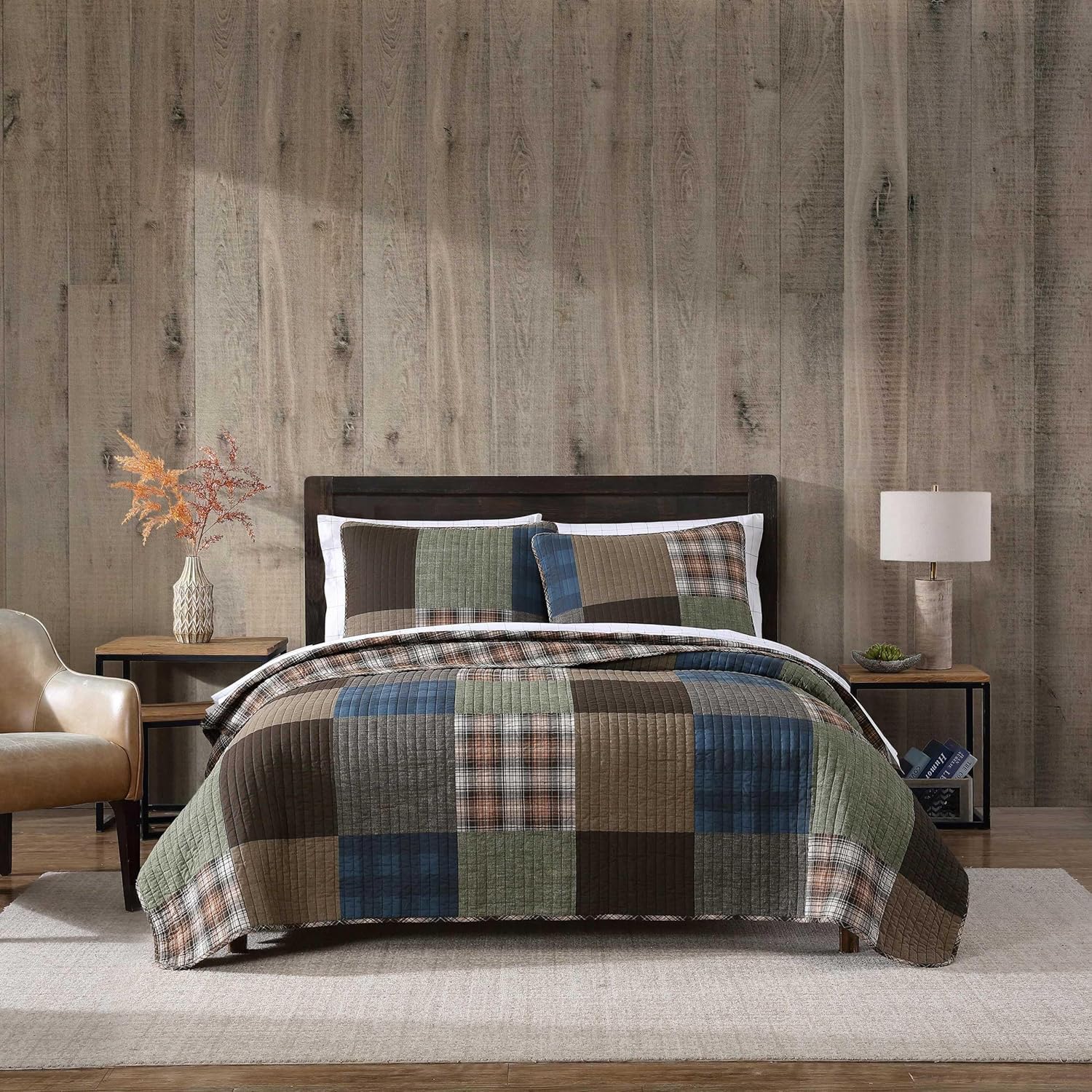 Eddie Bauer Classic Patchwork Quilt Set