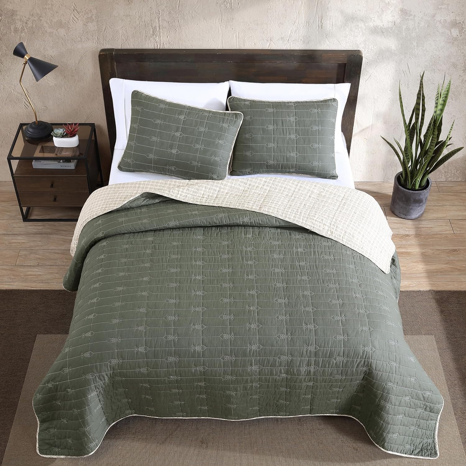 Eddie Bauer Twin Quilt Set with Matching Sham