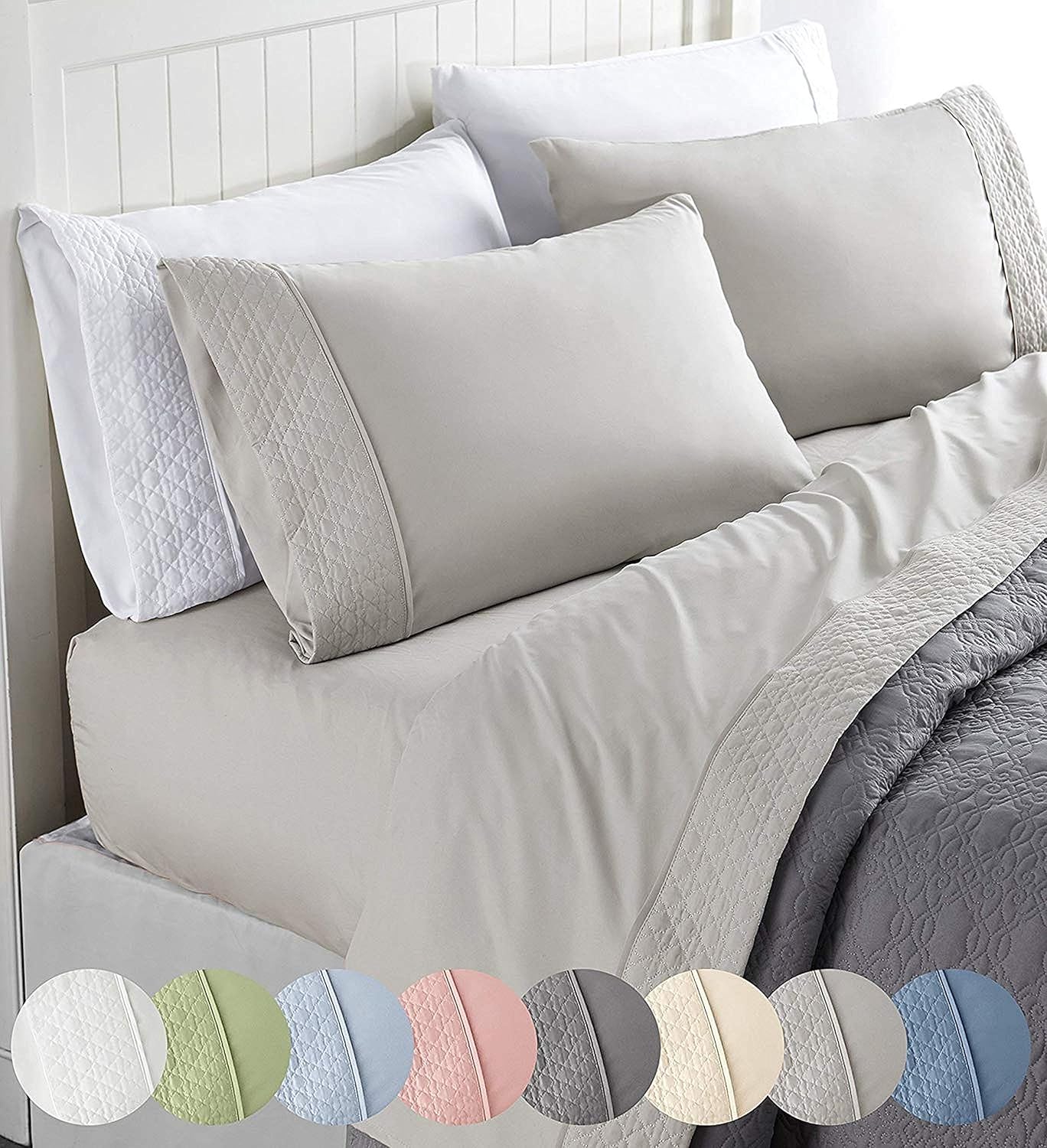 Elegant Comfort Luxury 4-Piece Twin Bed Sheet Set