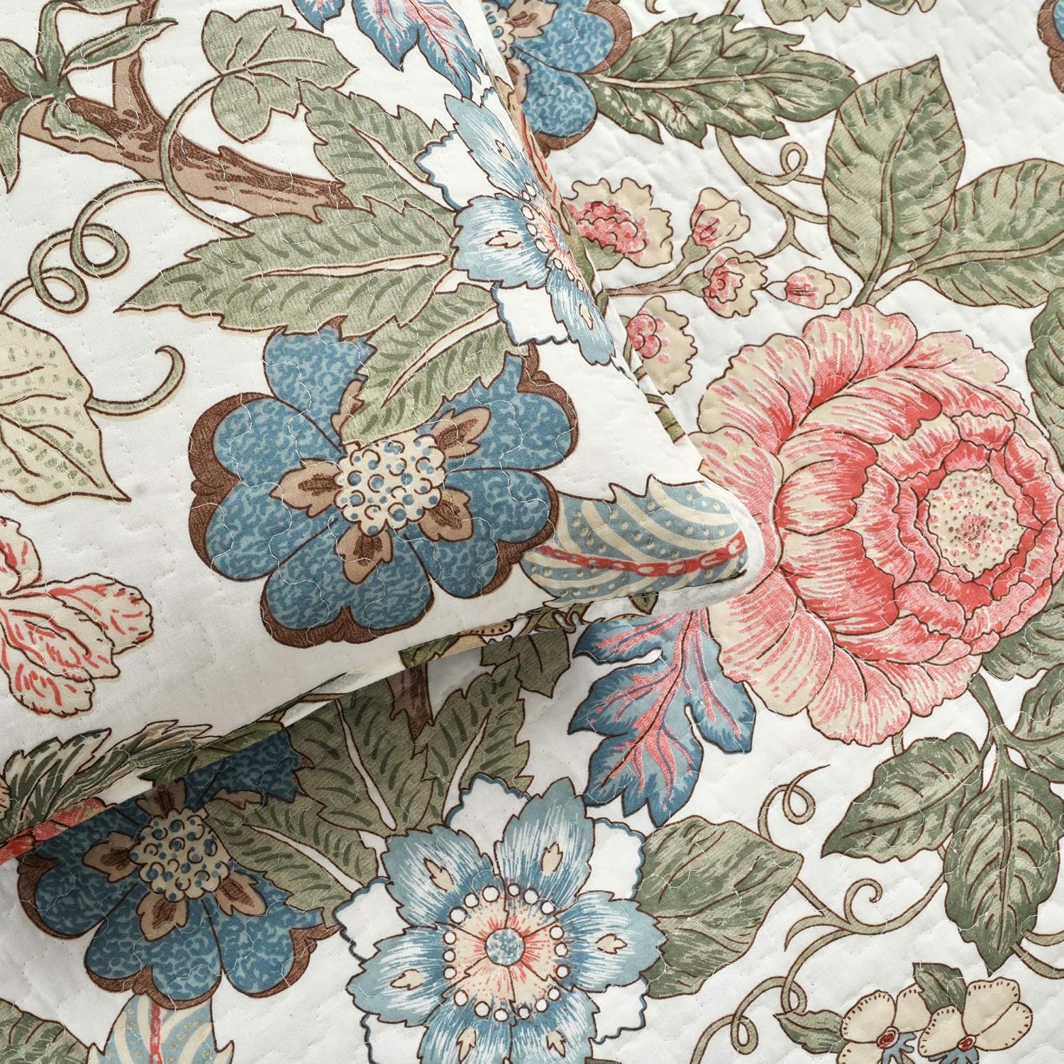 Lush Decor Sydney Reversible Cotton Quilt Set King