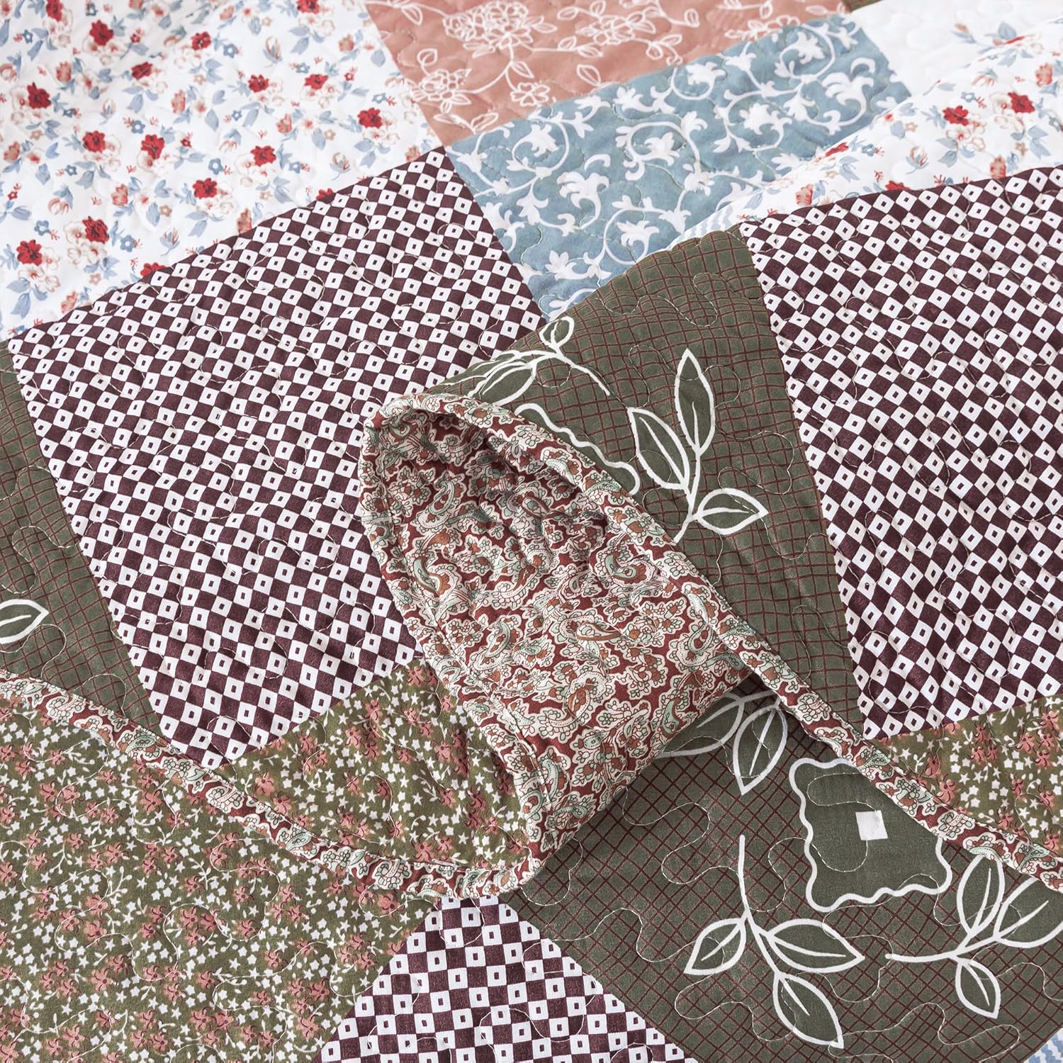 HoneiLife Oversized King Quilt Set 3 Pcs