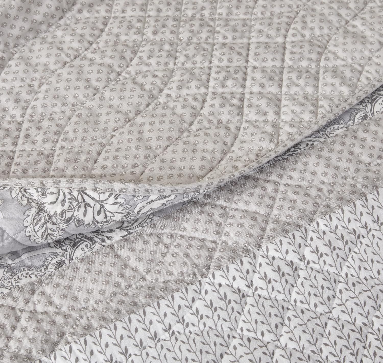 Chezmoi Robyn 3-Piece Quilt Set - King Size