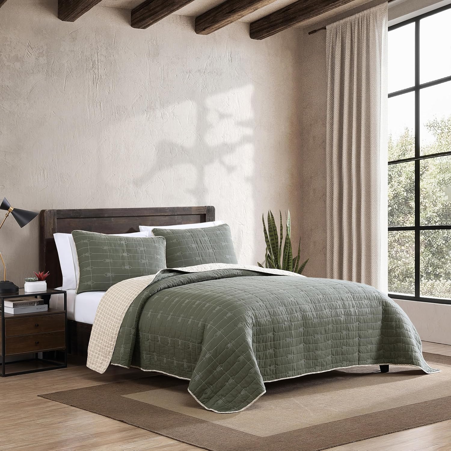 Eddie Bauer Twin Quilt Set with Matching Sham