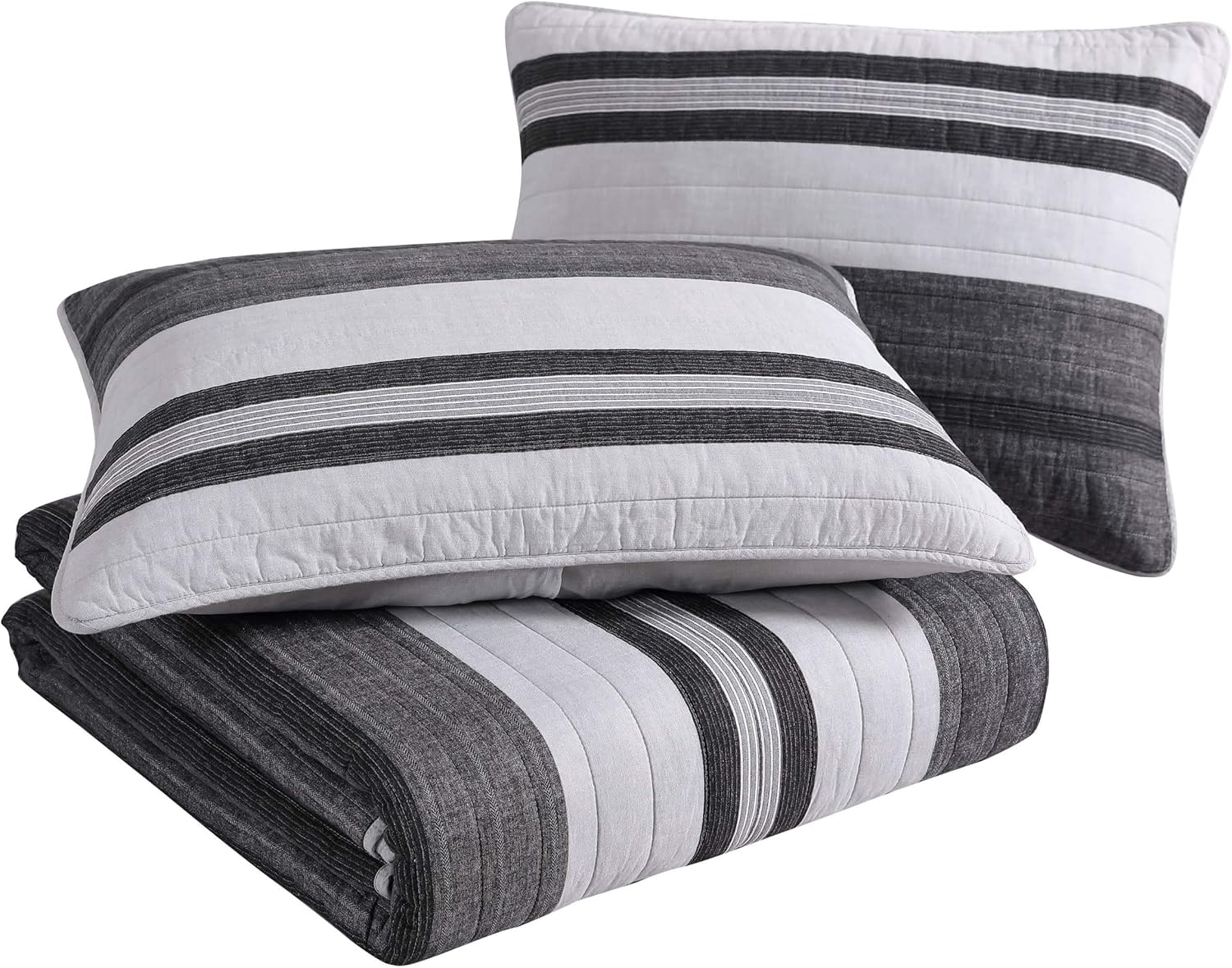 Nautica Queen Quilt Set - 100 Cotton Reversible Bedding