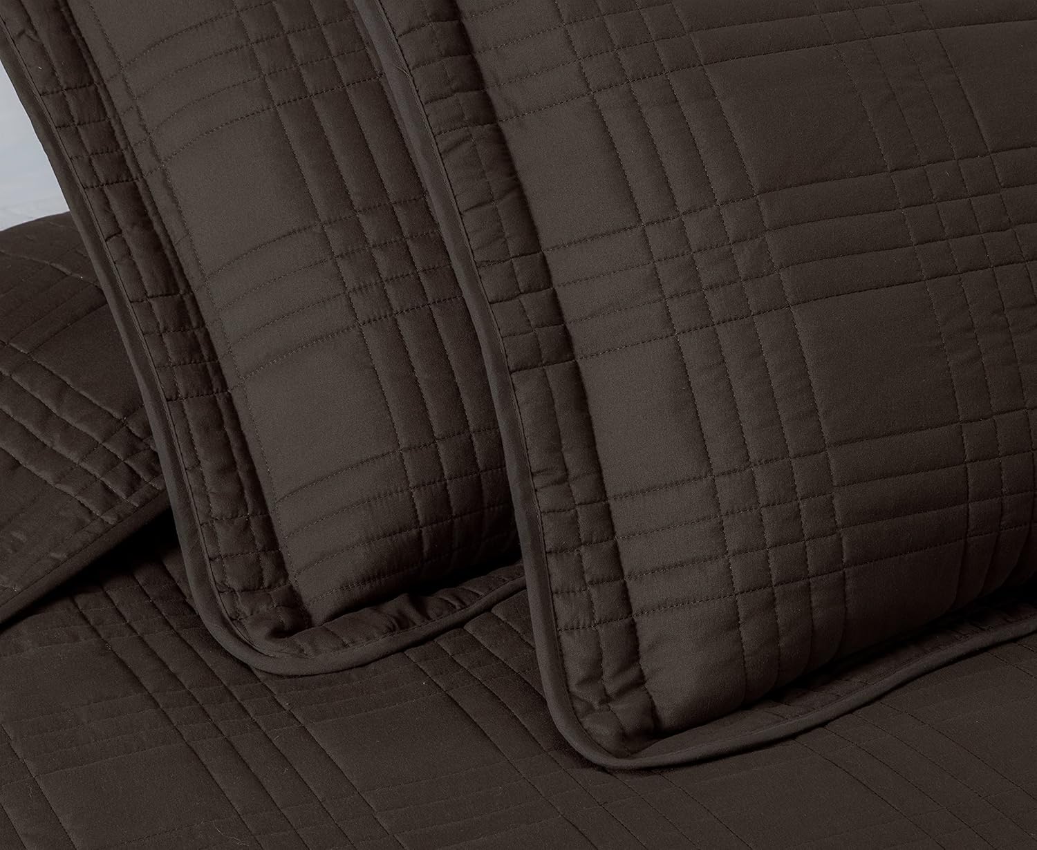 Chezmoi Collection Kingston Queen Size Bedspread Set 3-Piece