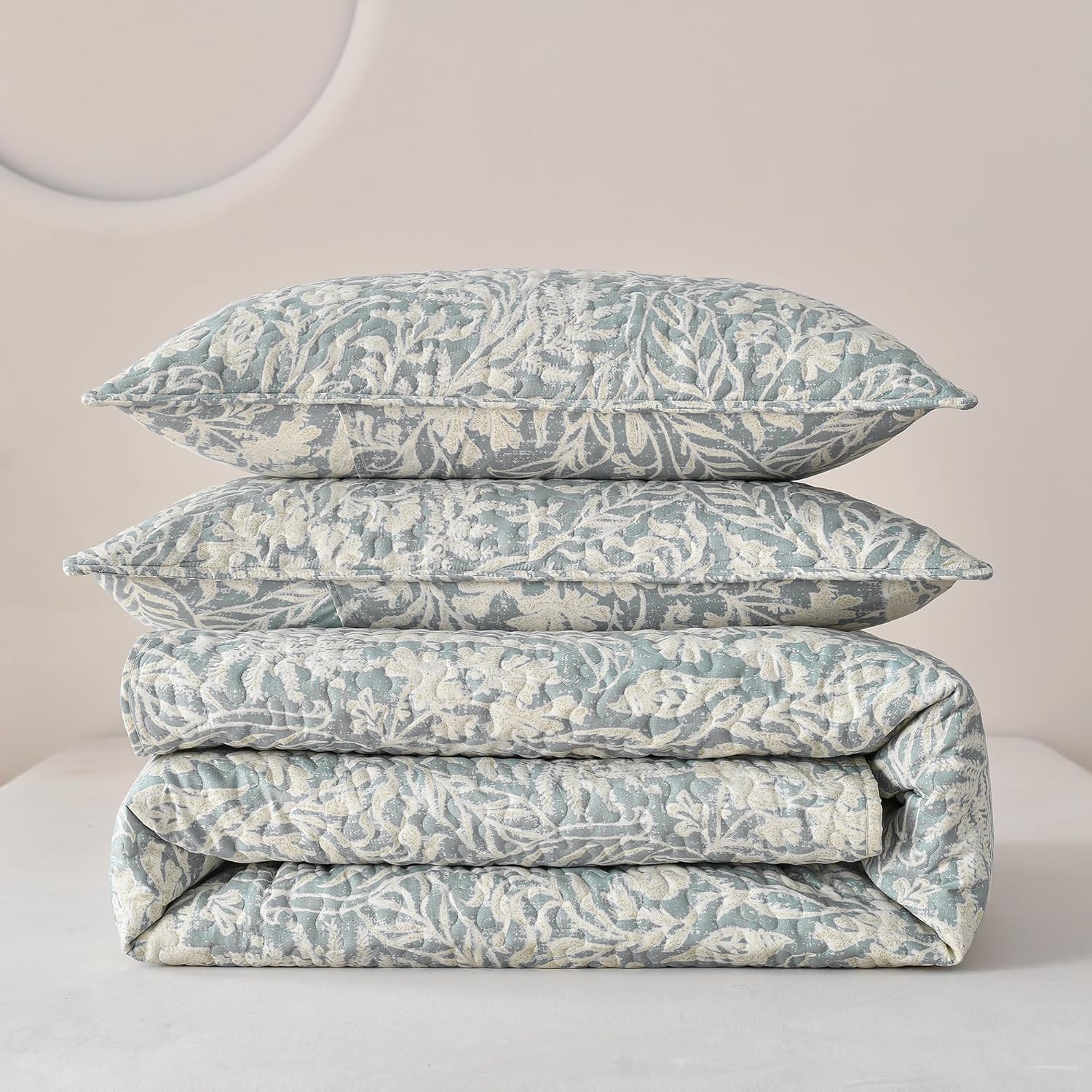 DURLENGEN 3Pcs California King Quilt Set with Pillow Shams