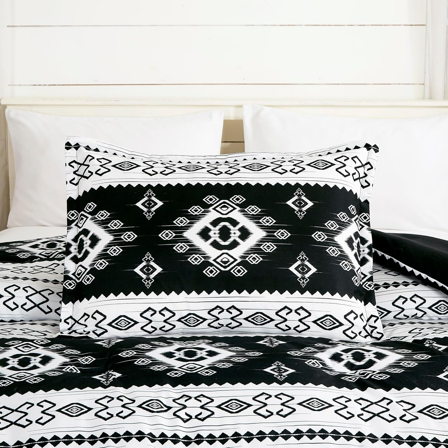 Chezmoi Indie 7-Piece Southwestern Comforter Set - Queen