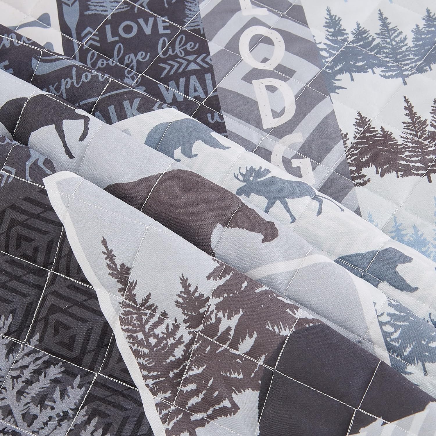 Market Place Rustic Quilt Set FullQueen Size
