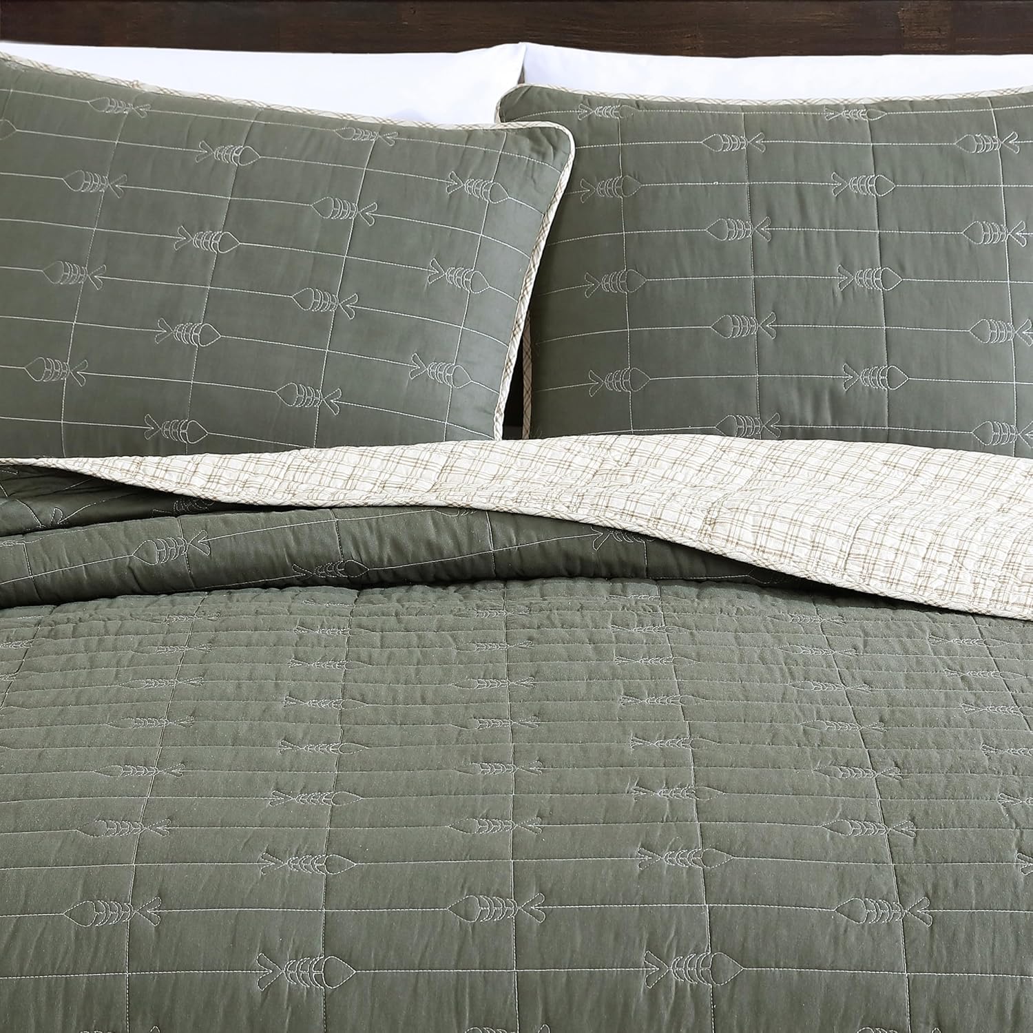 Eddie Bauer Twin Quilt Set with Matching Sham