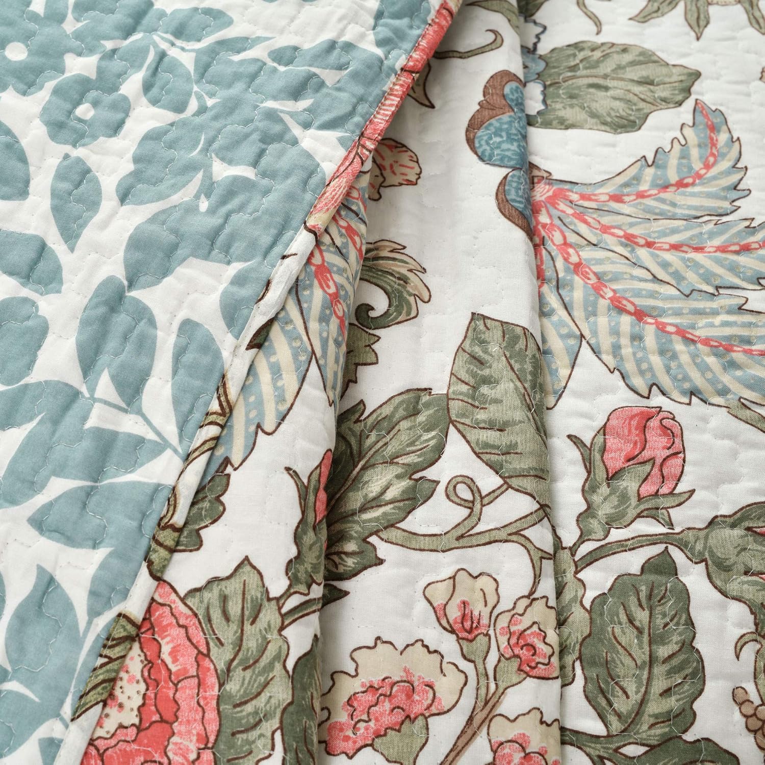 Lush Decor Sydney Reversible Cotton Quilt Set King