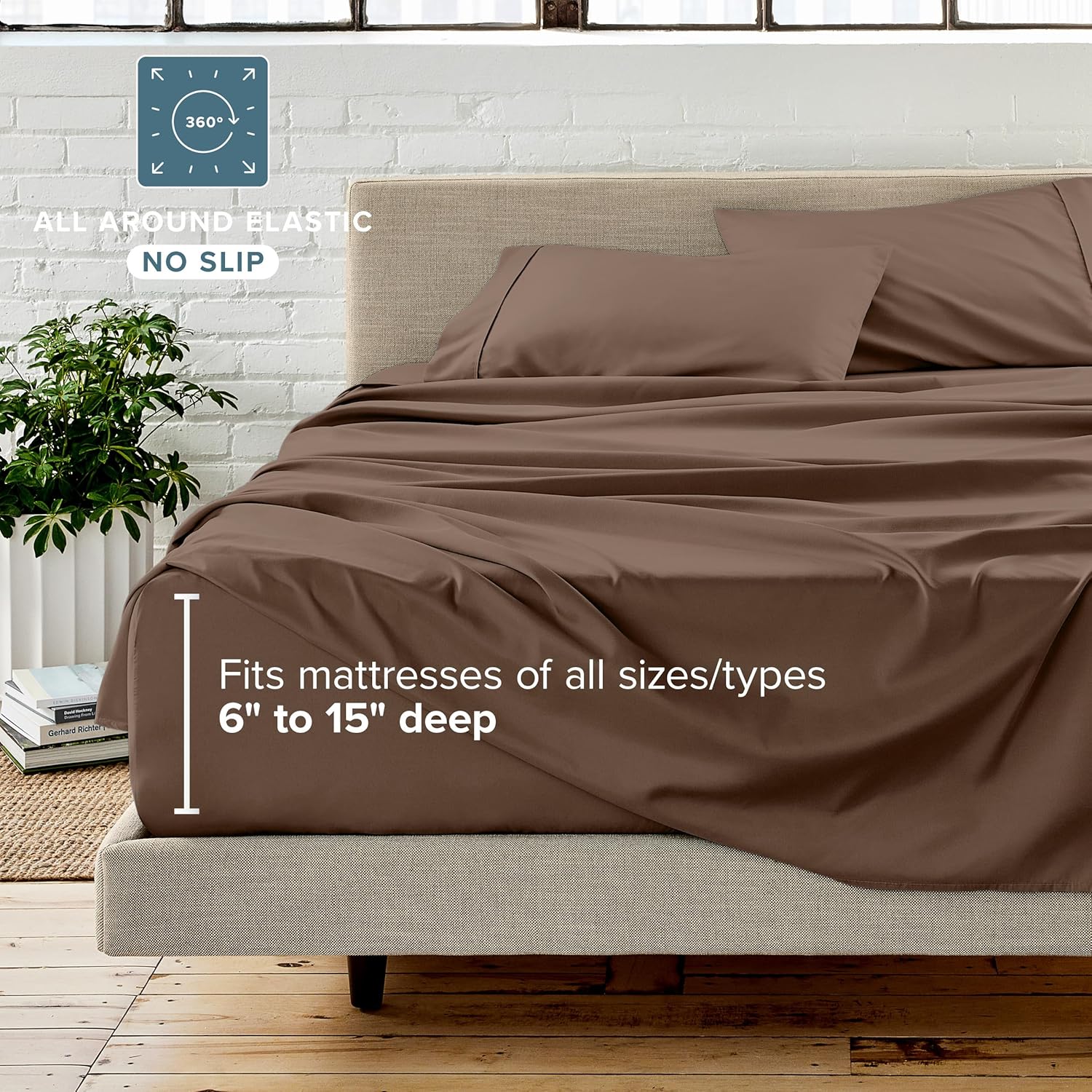 Bare Home Reversible Comforter Set Twin XL
