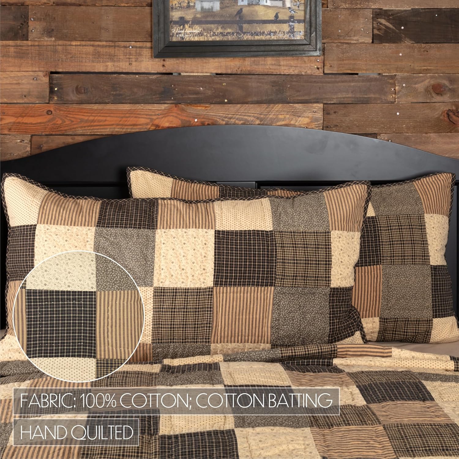 VHC Brands Kettle Grove 5 Piece King Quilt Set 1