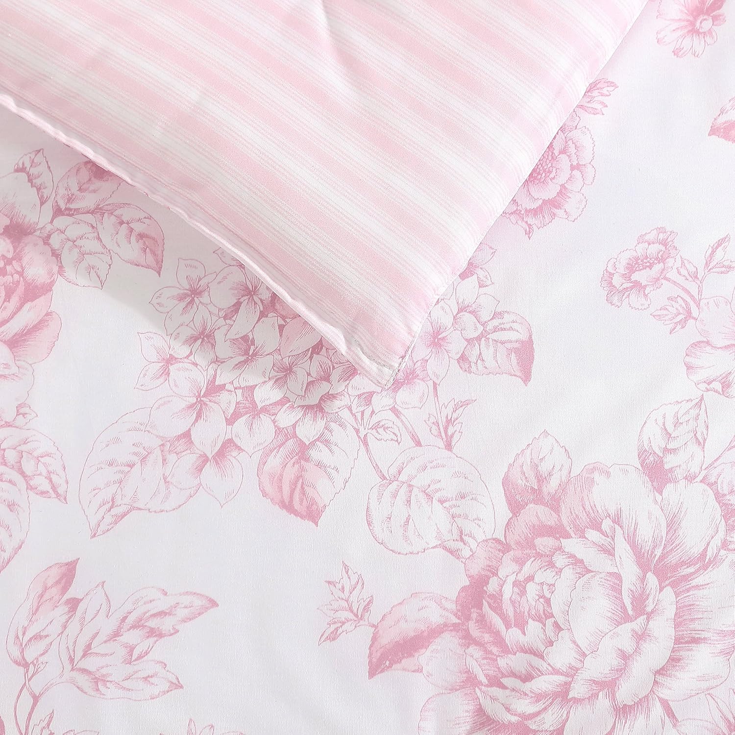 Laura Ashley King Comforter Set Delphine Mauve 1