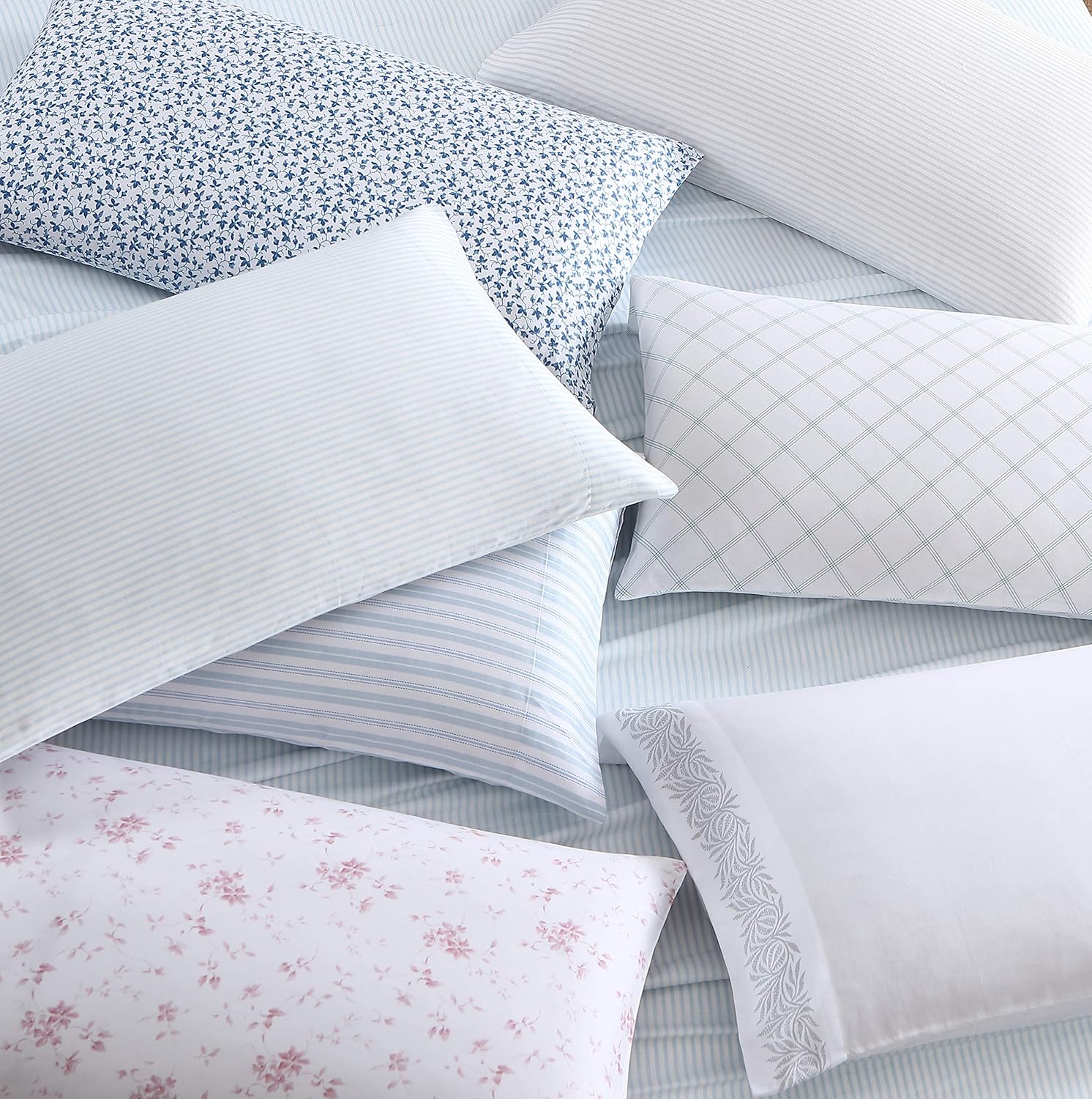 Laura Ashley Garden Muse Pink Queen Sheet Set 1