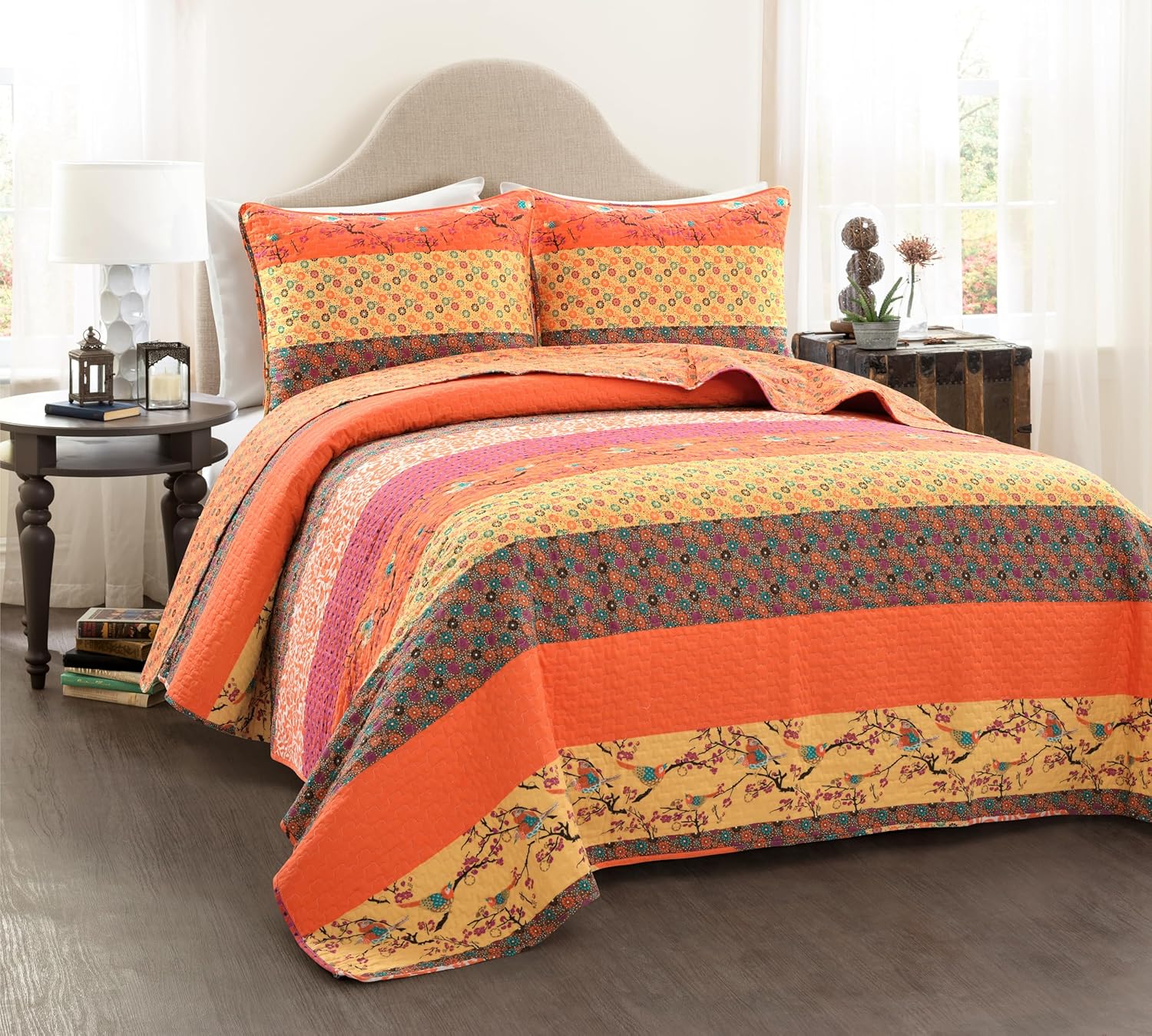 Lush Decor Royal Empire Reversible Cotton Quilt Set