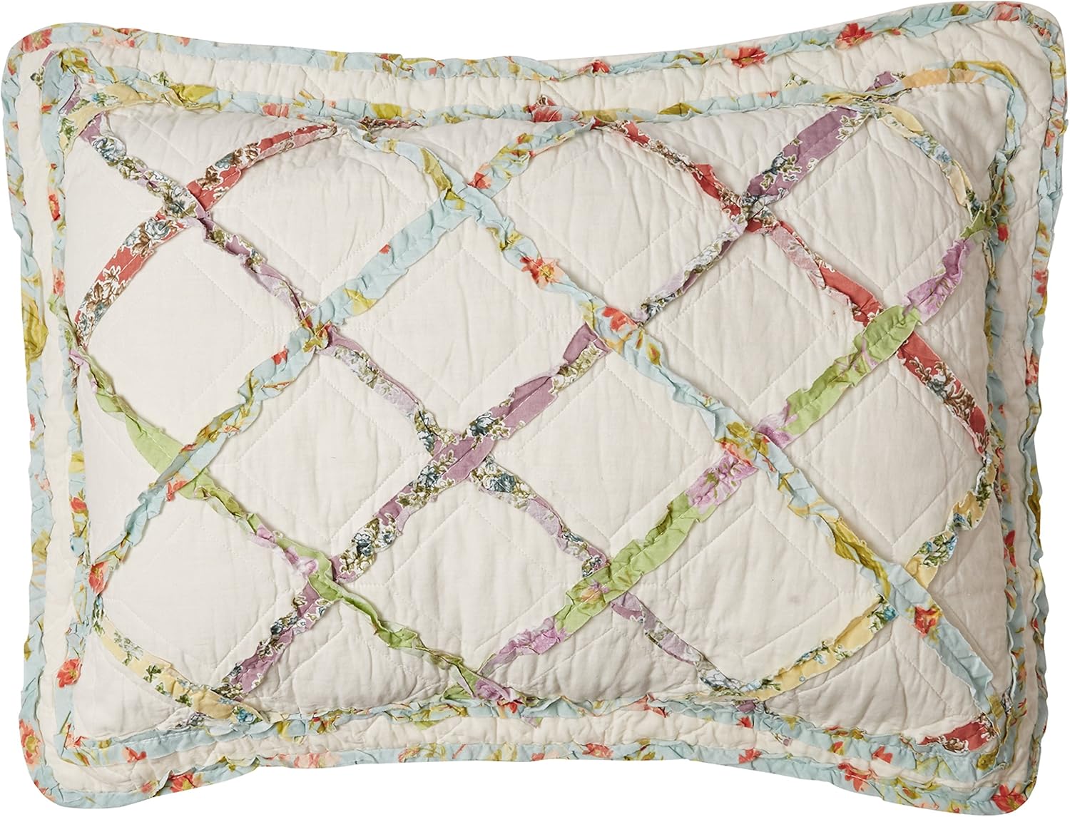 Laura Ashley Standard Sham 100 Cotton 20x26 Envelope Closure 1