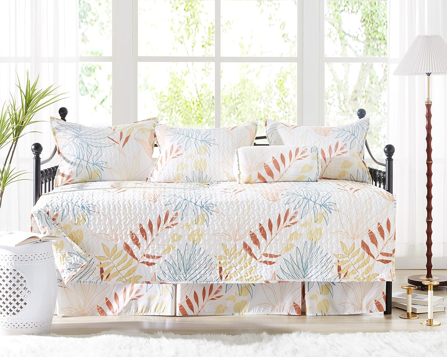 Southshore Fine Living Twin Daybed Comforter Set Tropic Leaf