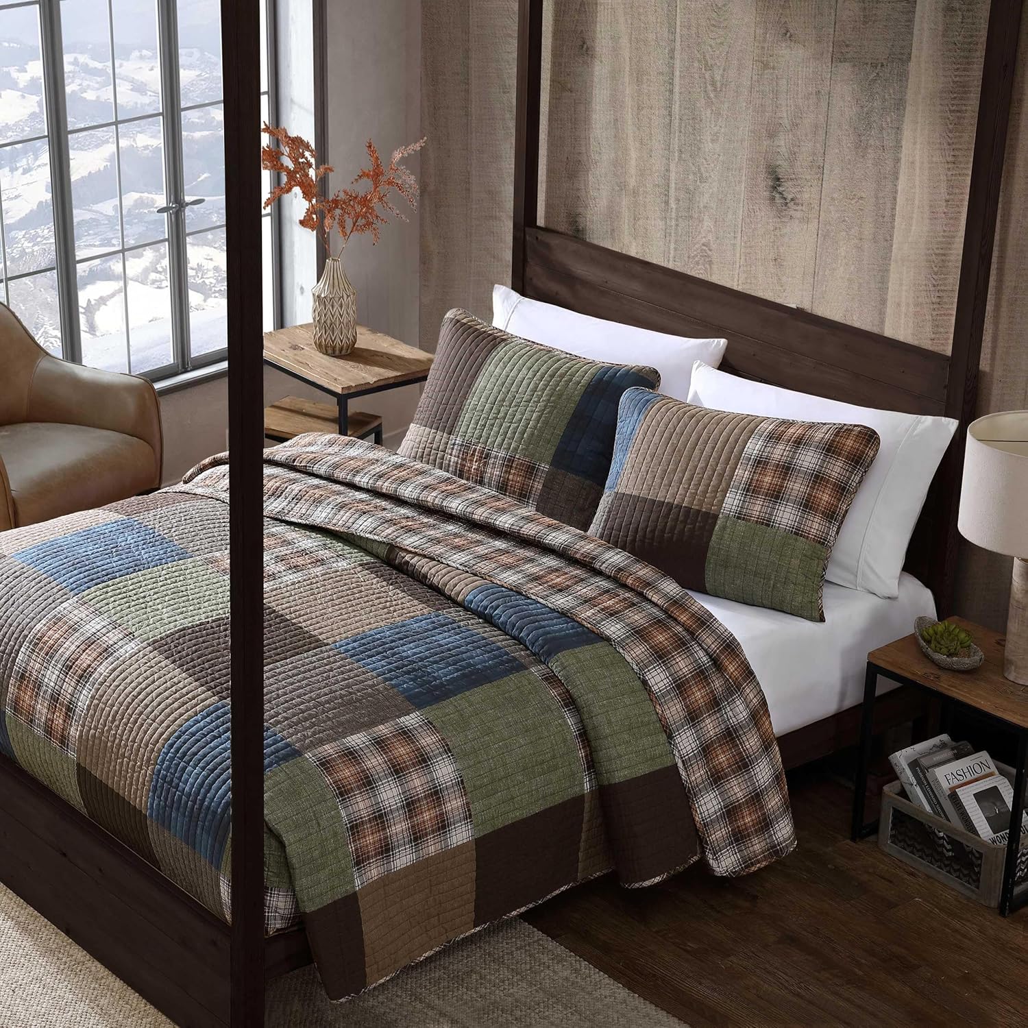 Eddie Bauer Classic Patchwork Quilt Set